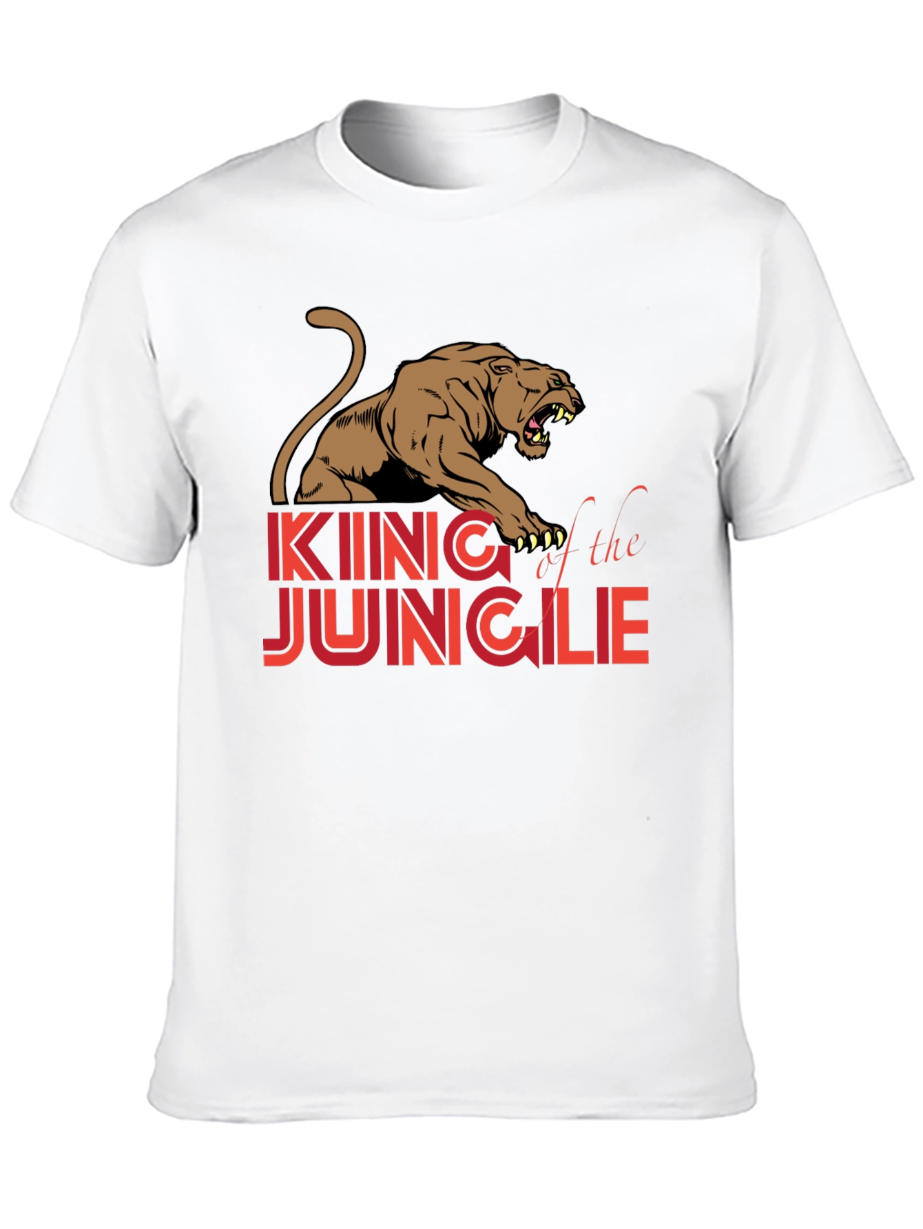 King of the Jungle Graphic Tee - Black
