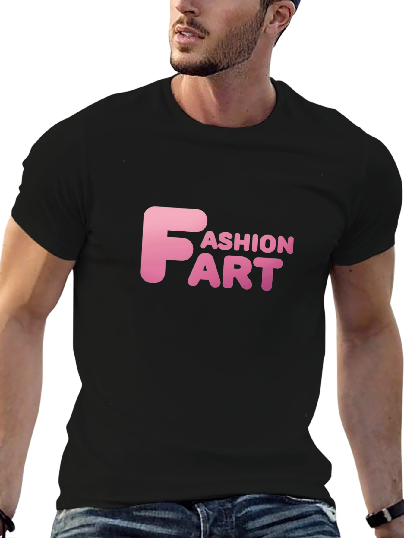 Fashion Fart Graphic Tee - Mens Black T-Shirt