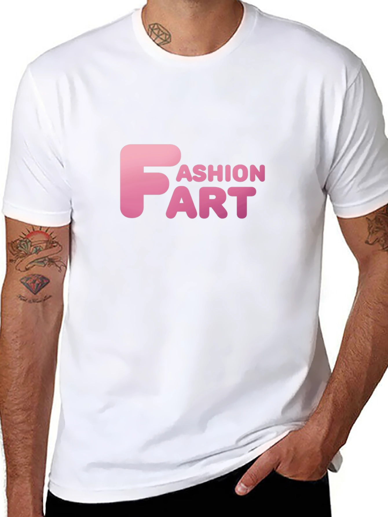 Fashion Fart Graphic Tee - Mens Black T-Shirt