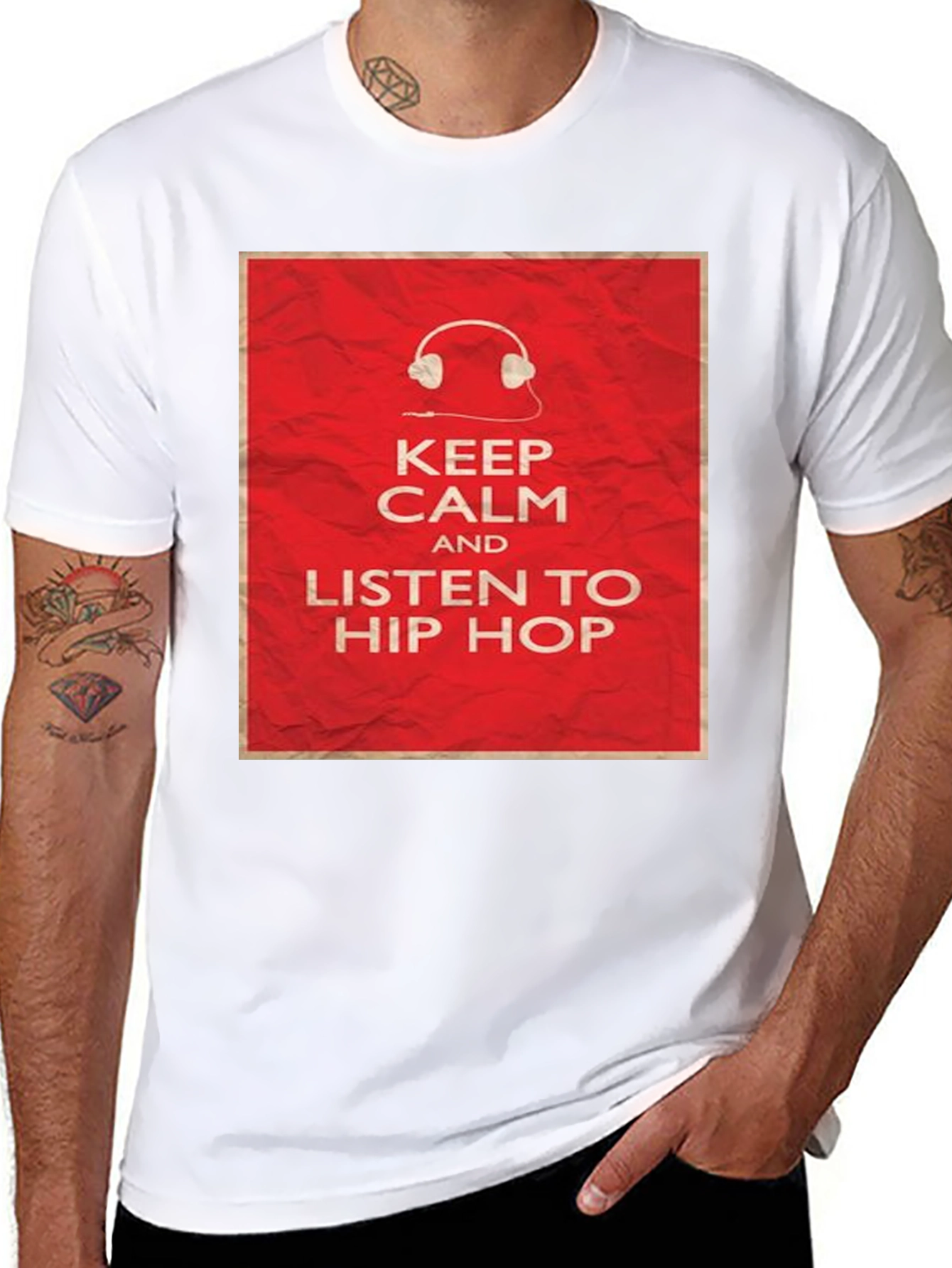 Keep Calm Hip Hop T-Shirt: Music Lover Tee