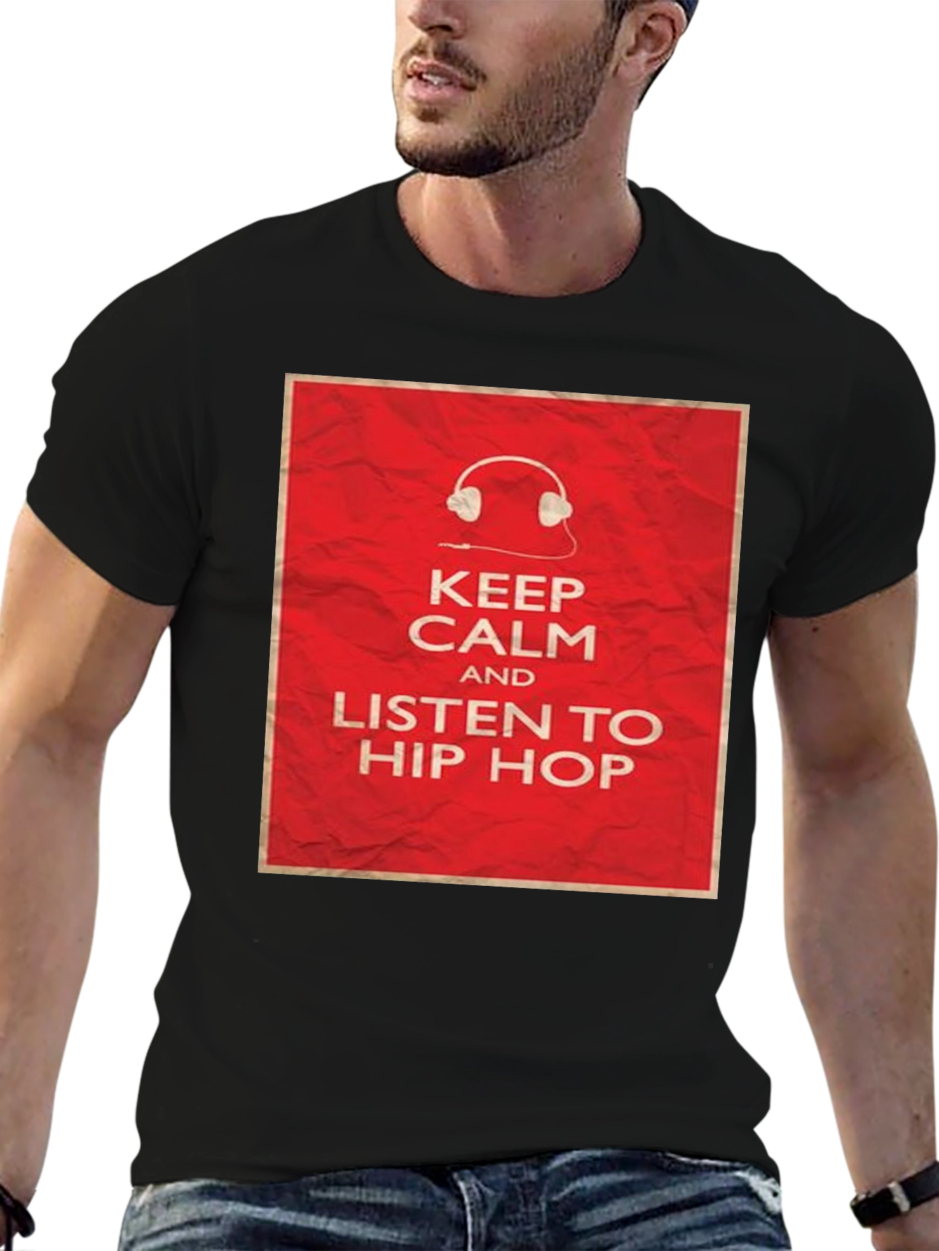 Keep Calm Hip Hop T-Shirt: Music Lover Tee