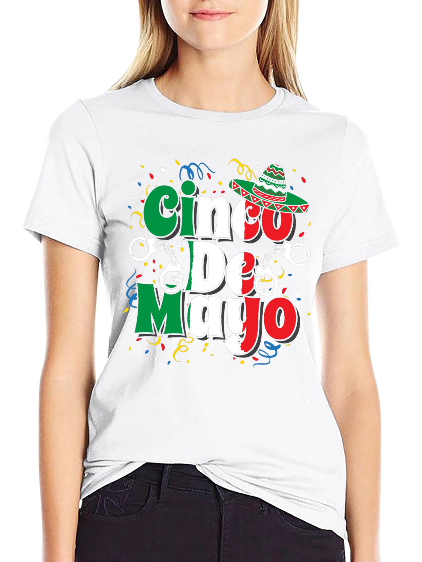 Cinco de Mayo T-Shirt - Mexican Flag Design
