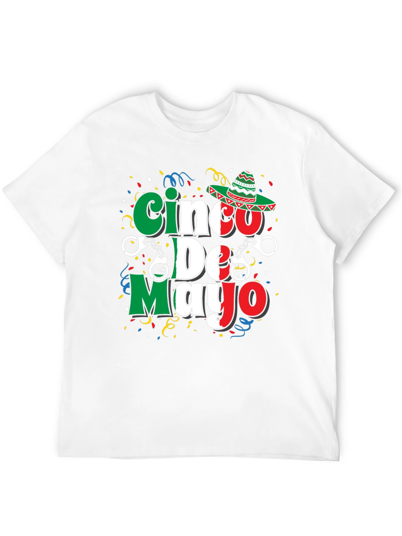 Cinco de Mayo T-Shirt - Mexican Flag Design