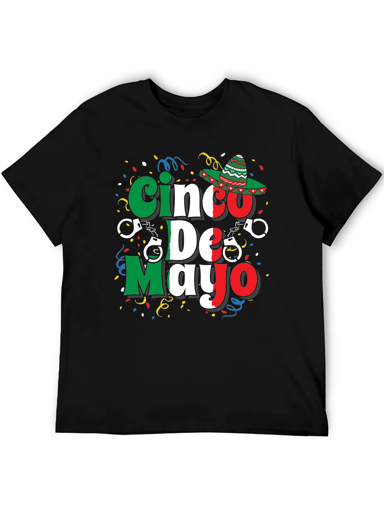 Cinco de Mayo T-Shirt - Mexican Flag Design