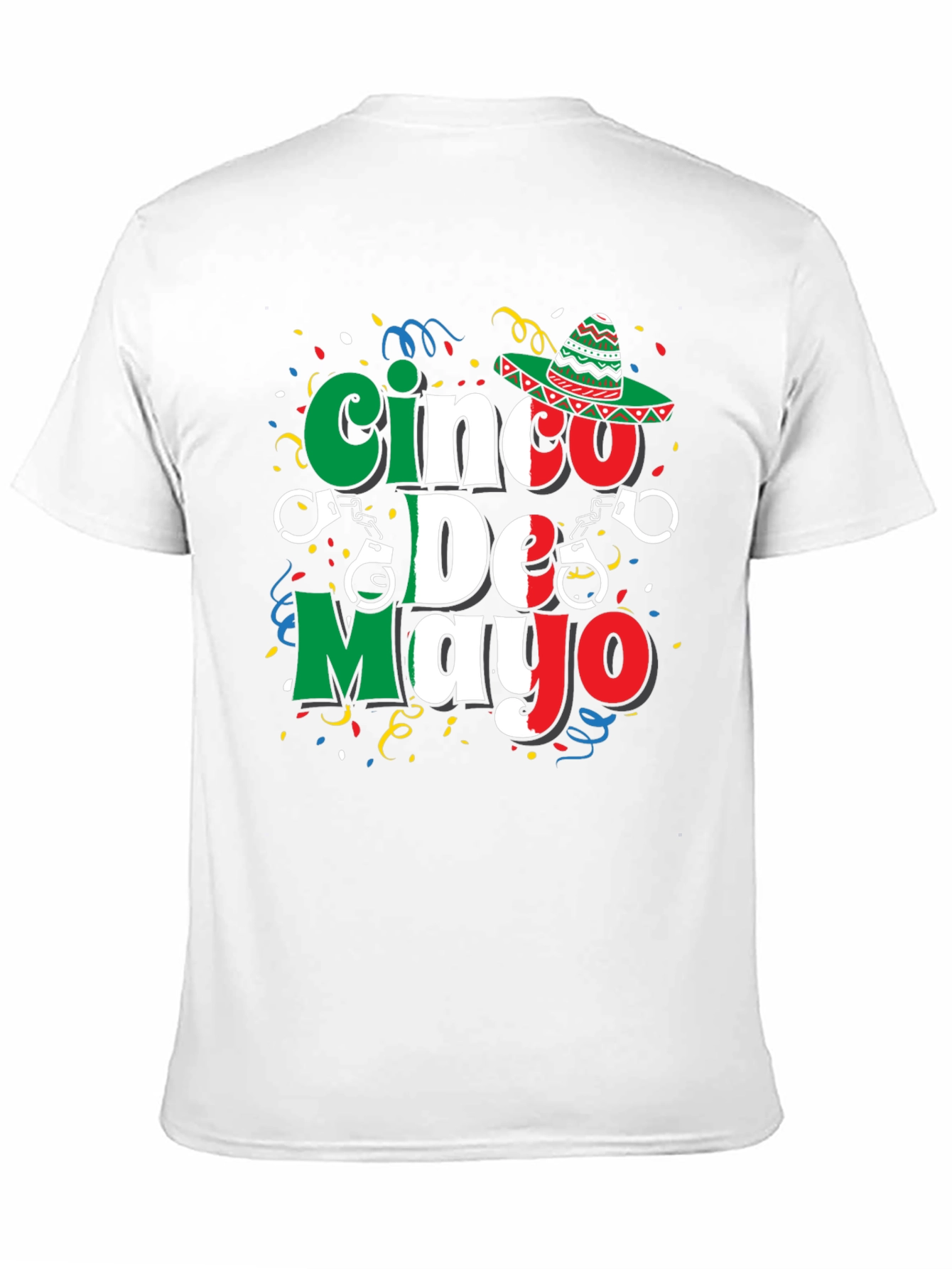 Cinco de Mayo T-Shirt - Mexican Flag Design