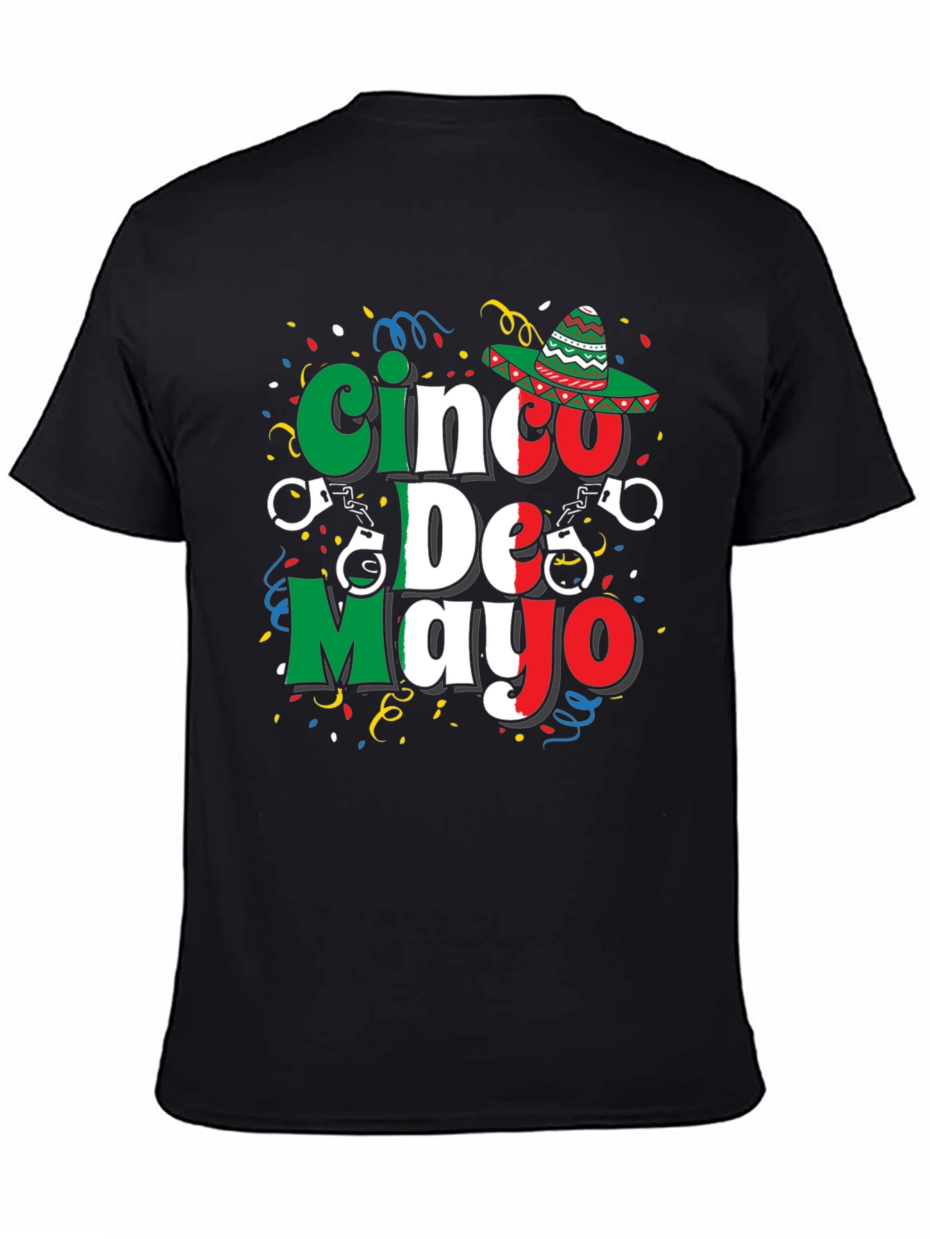 Cinco de Mayo T-Shirt - Mexican Flag Design