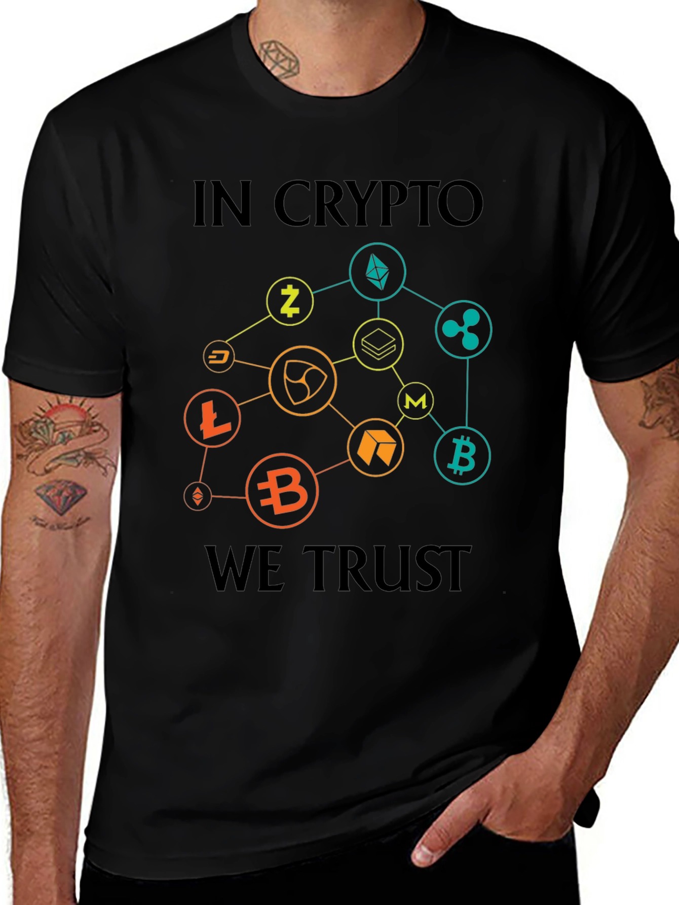 Crypto Trust Tee - Blockchain Enthusiast T-Shirt