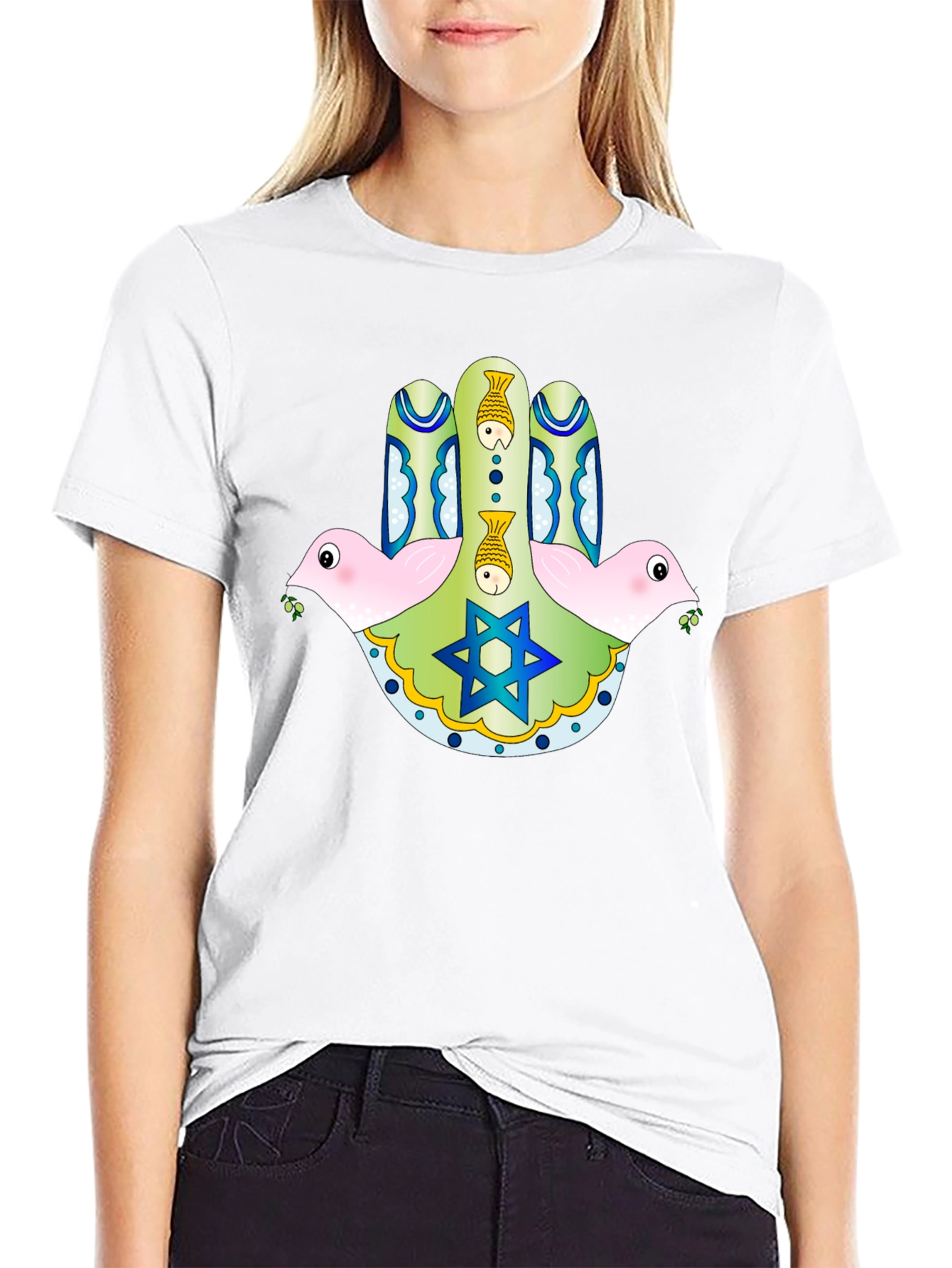 Hamsa Hand Graphic T-Shirt