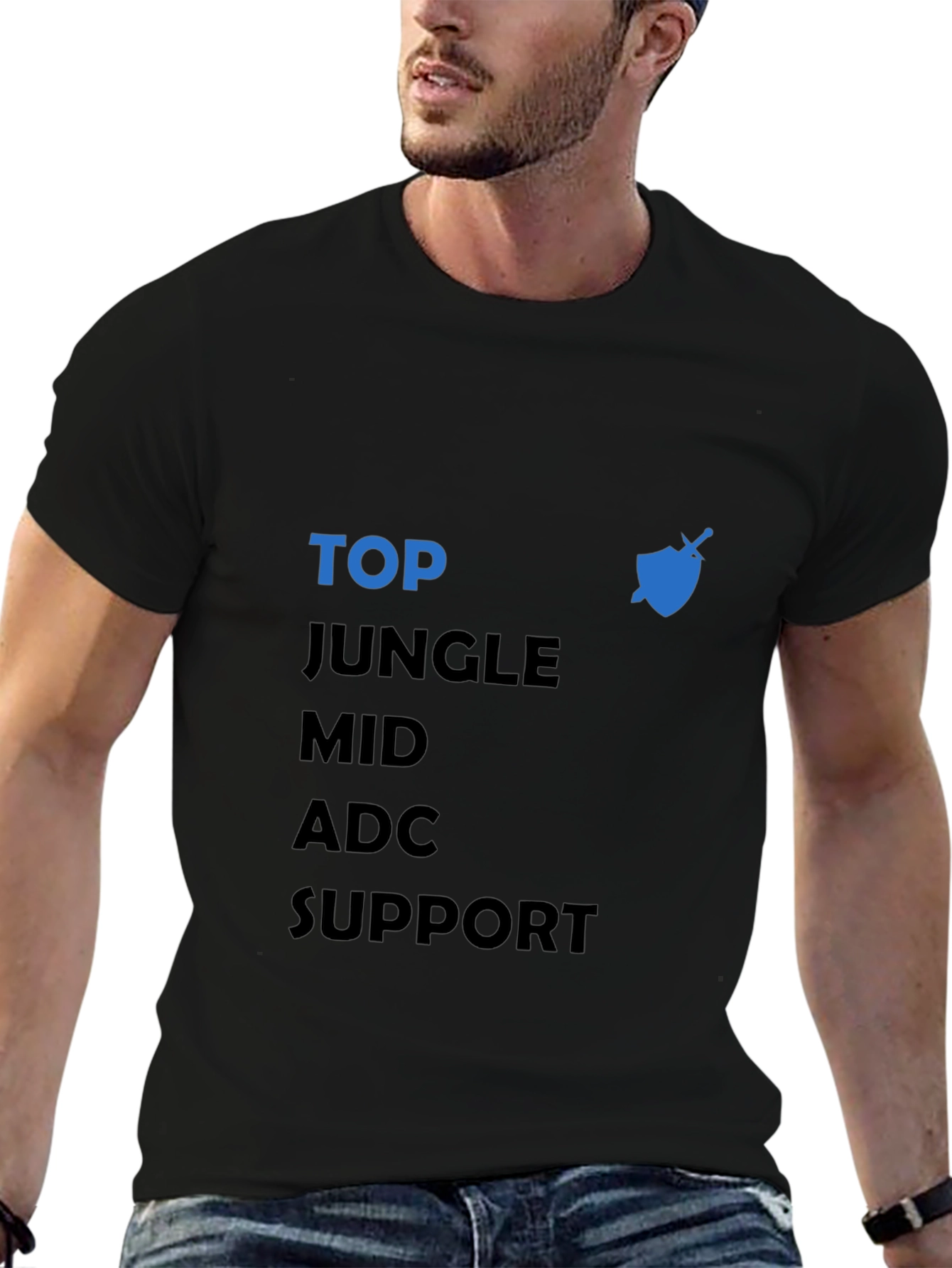 League of Legends Roles T-Shirt - Gaming Apparel
