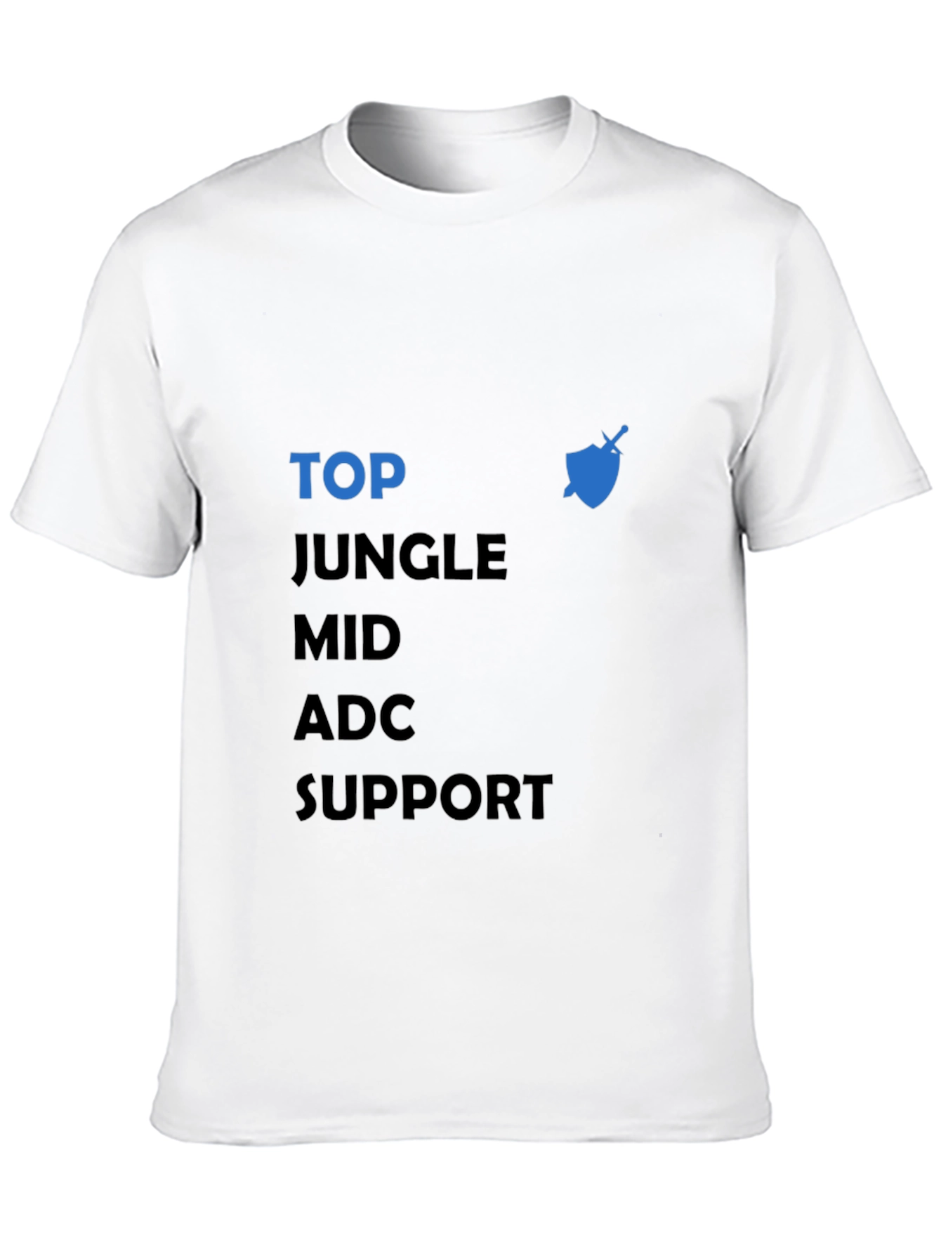 League of Legends Roles T-Shirt - Gaming Apparel