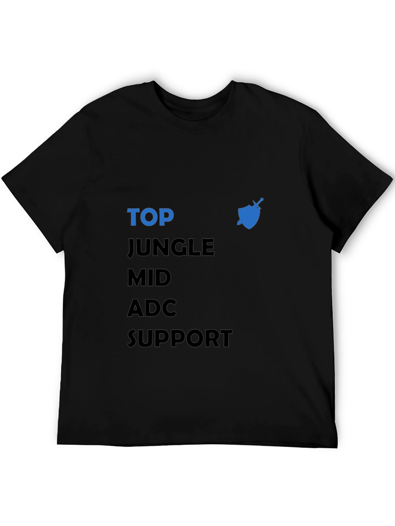 League of Legends Roles T-Shirt - Gaming Apparel