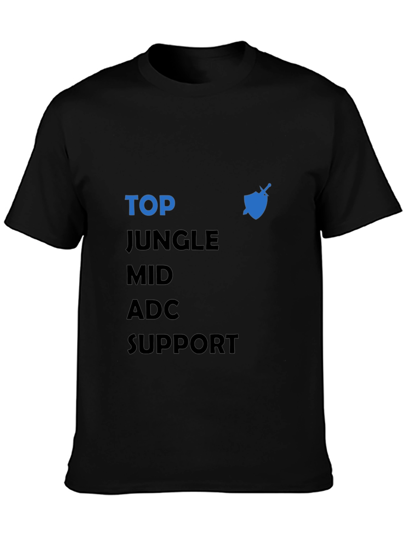 League of Legends Roles T-Shirt - Gaming Apparel