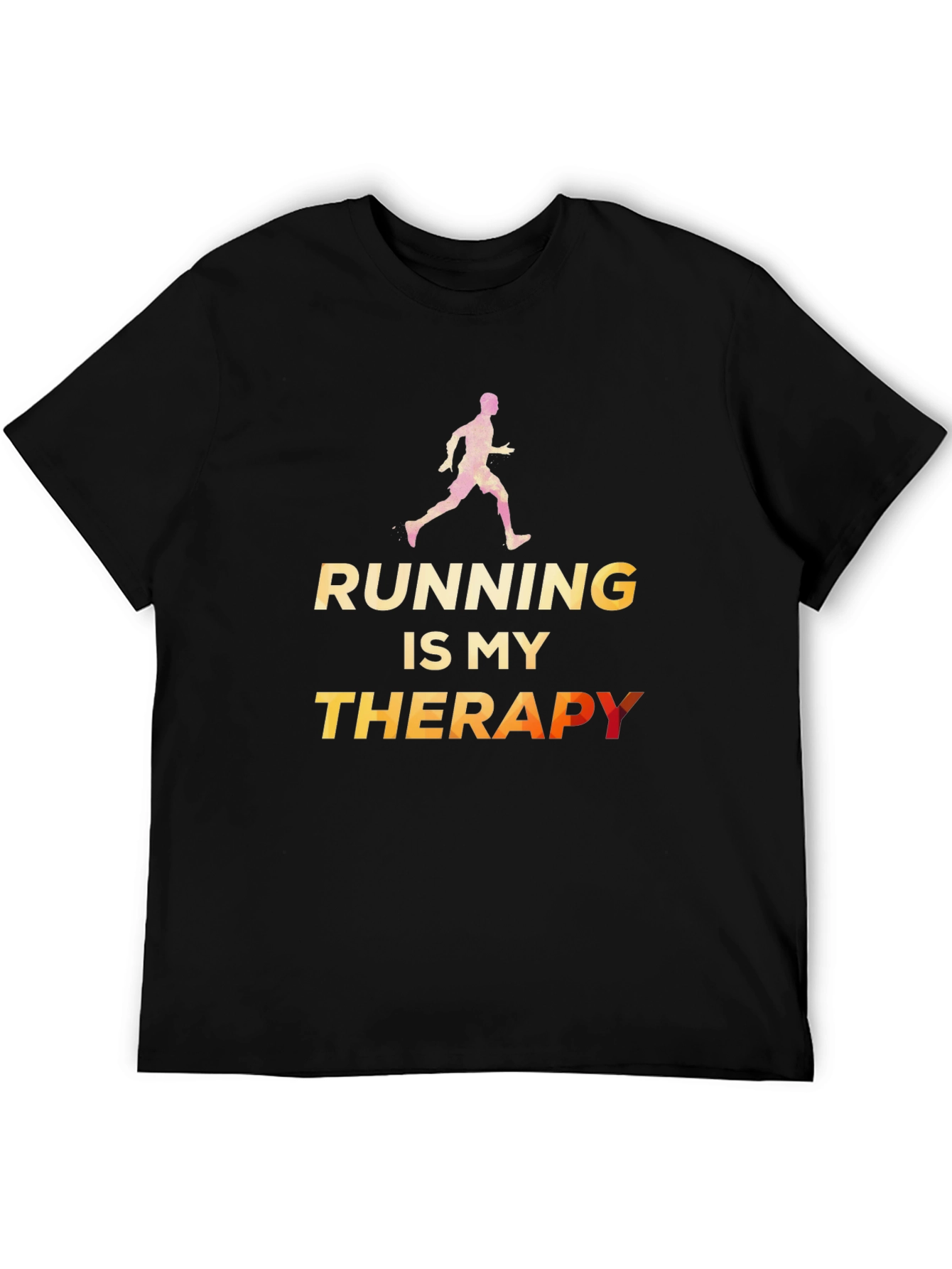 Running is My Therapy Graphic Tee