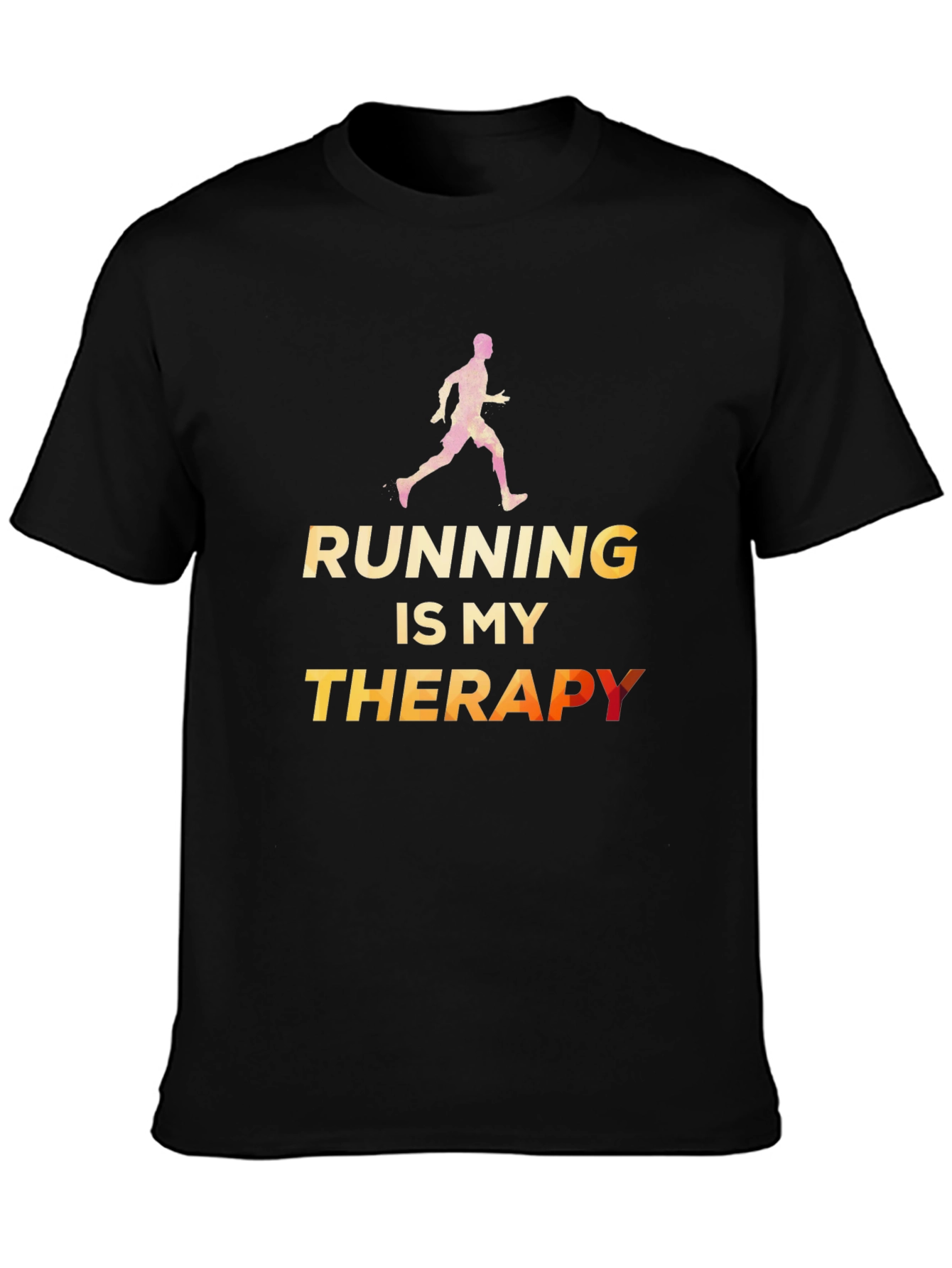 Running is My Therapy Graphic Tee