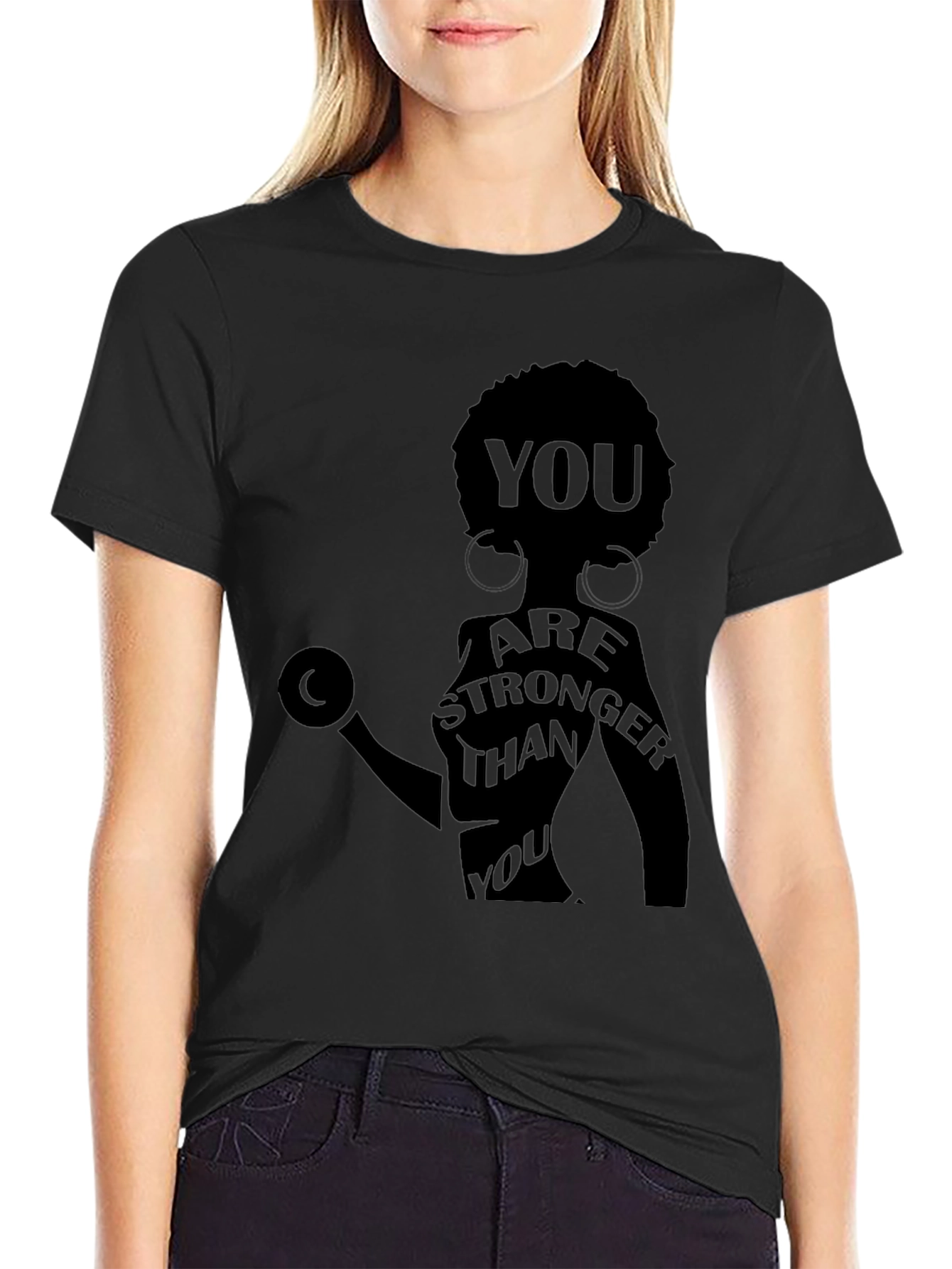 Stronger Than You T-Shirt - Empowering Womens Tee