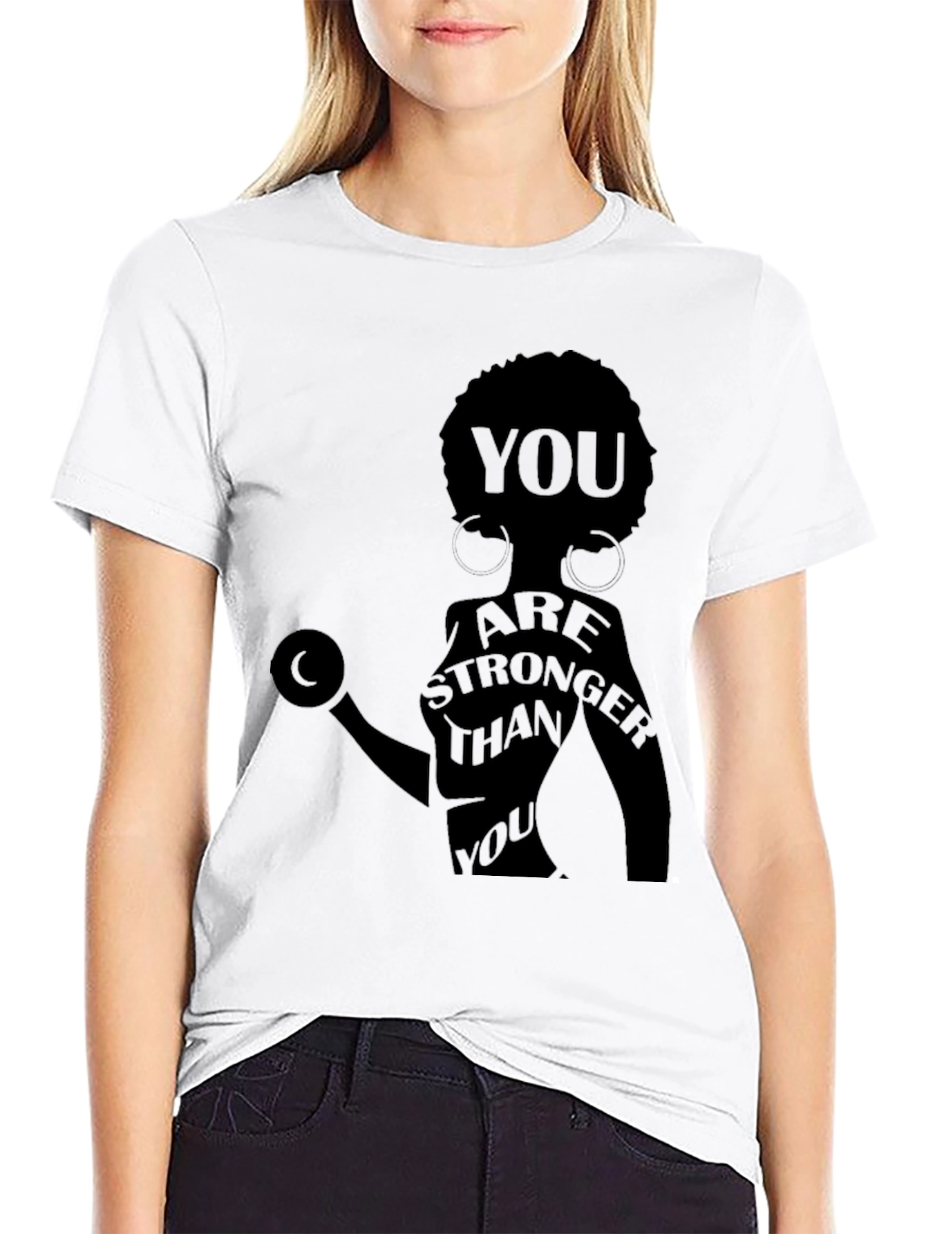 Stronger Than You T-Shirt - Empowering Womens Tee