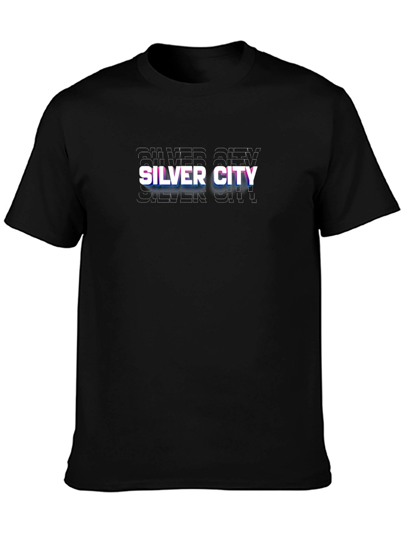 Silver City Graphic T-Shirt - Modern Style