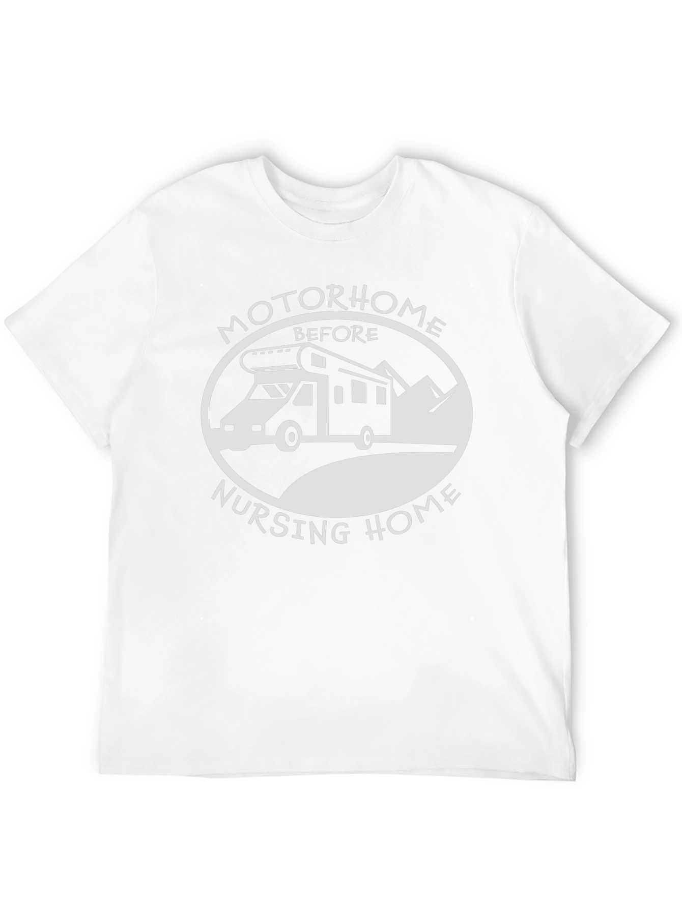 Motorhome Before Nursing Home Black T-Shirt