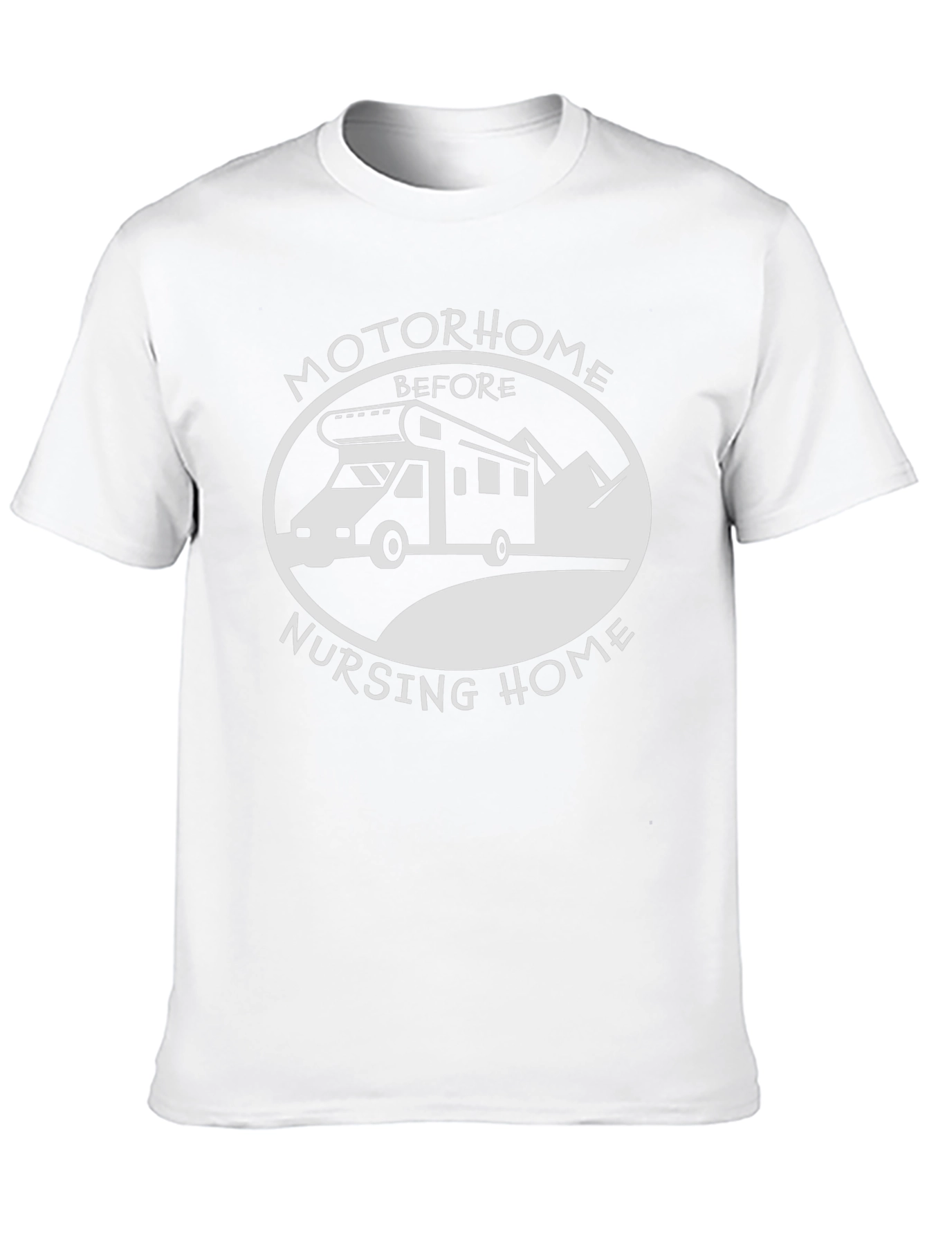 Motorhome Before Nursing Home Black T-Shirt