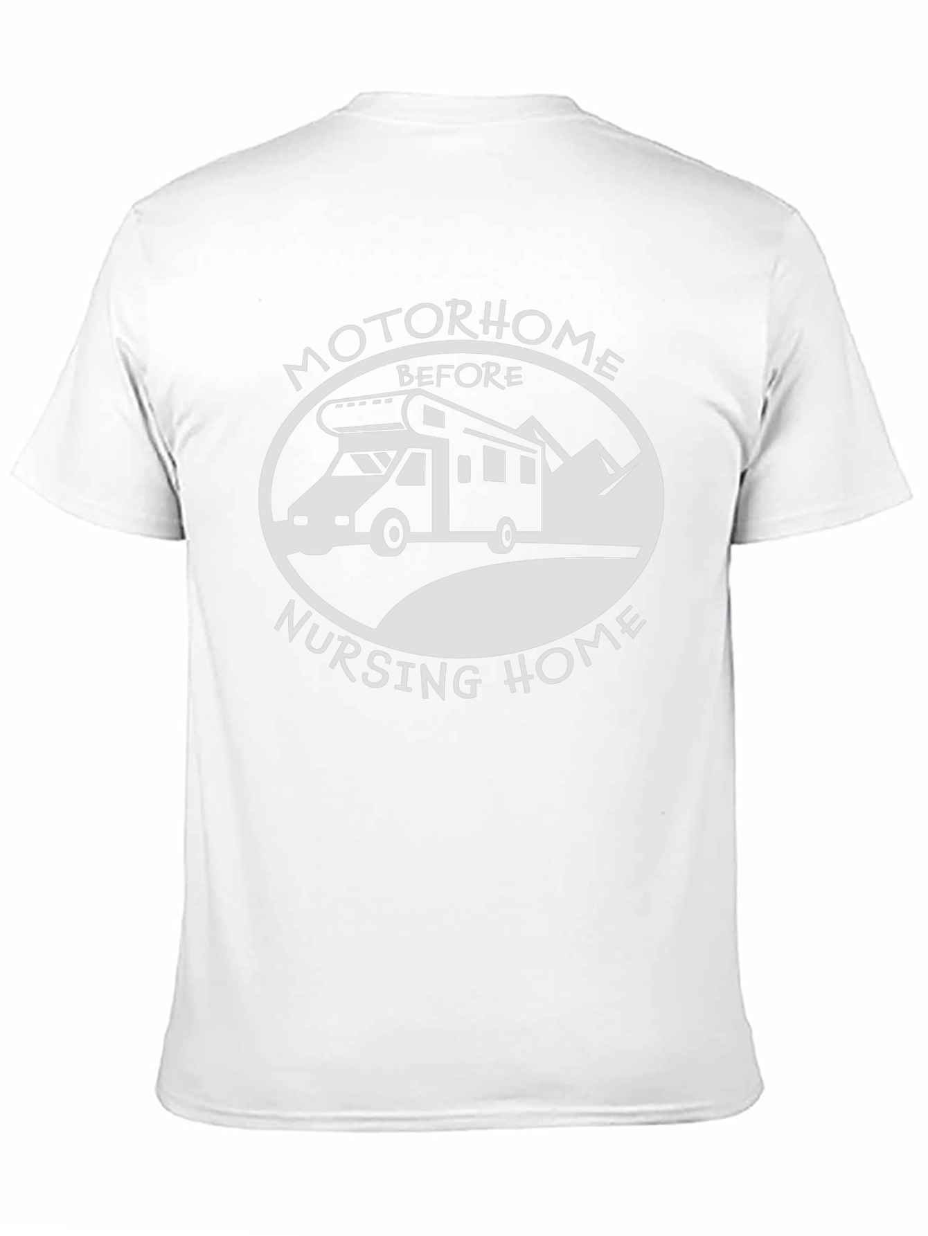 Motorhome Before Nursing Home Black T-Shirt