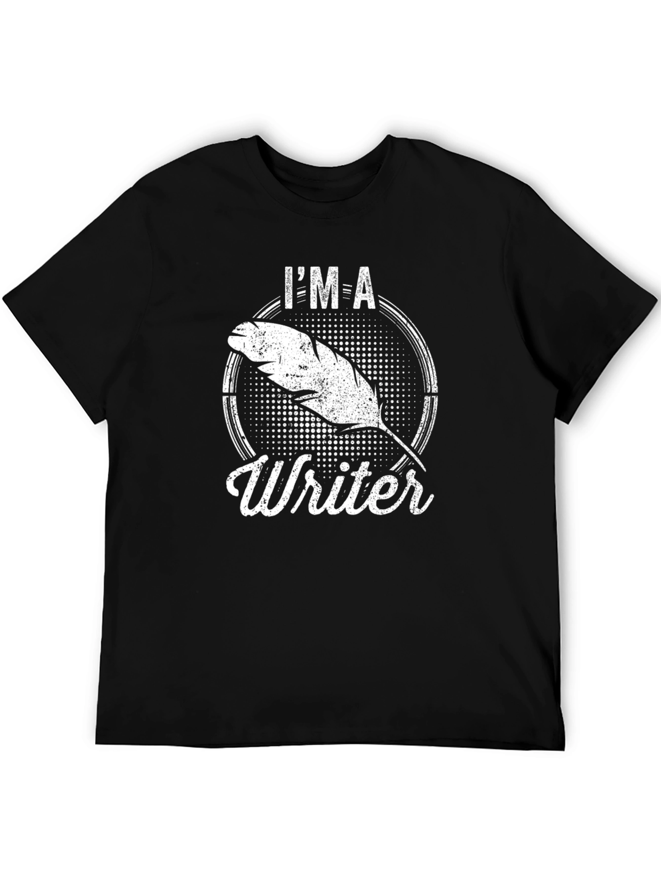 Im A Writer T-Shirt - Quill Pen Design