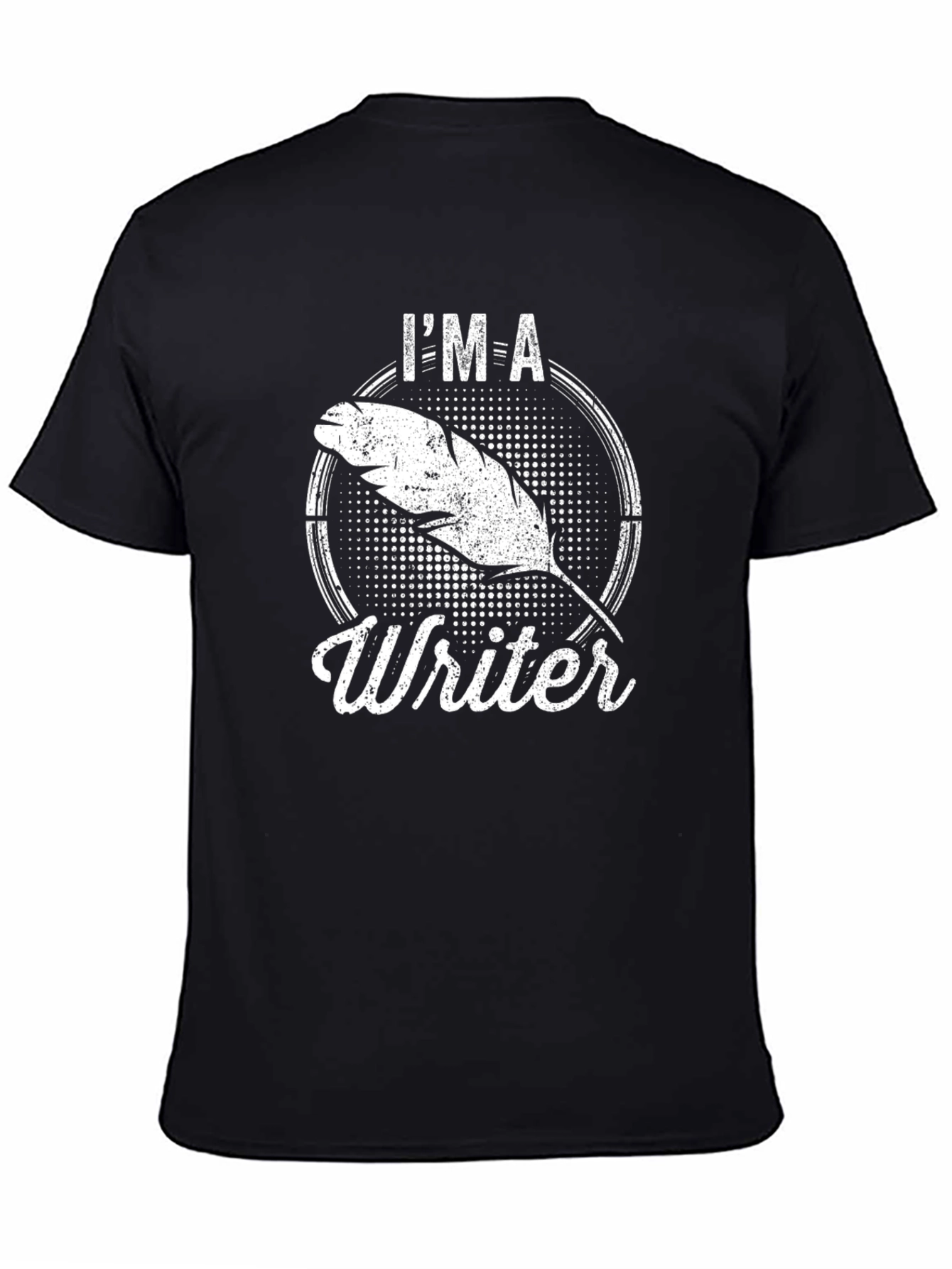 Im A Writer T-Shirt - Quill Pen Design