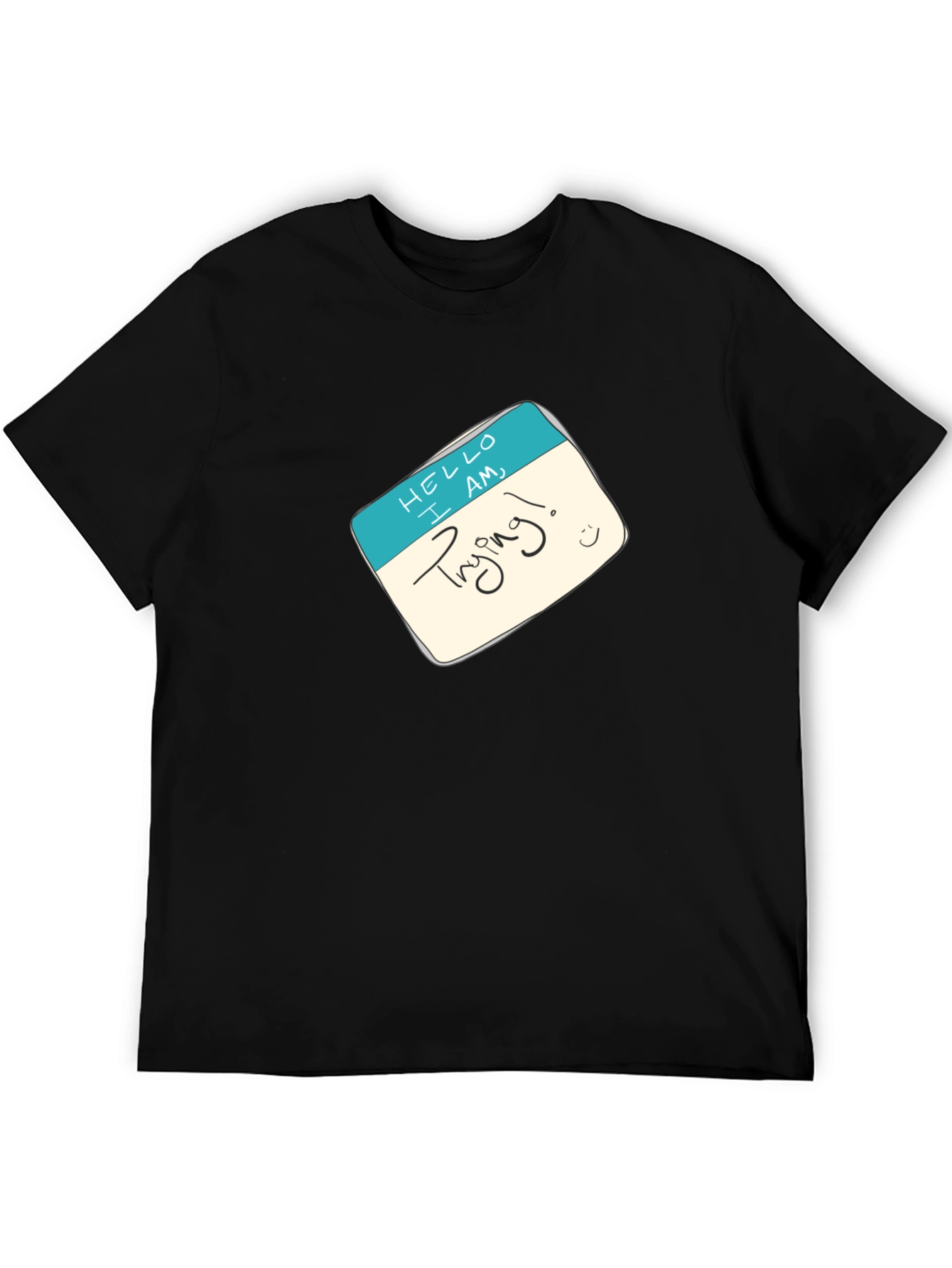 Trying! Graphic Tee - Black Unisex T-Shirt