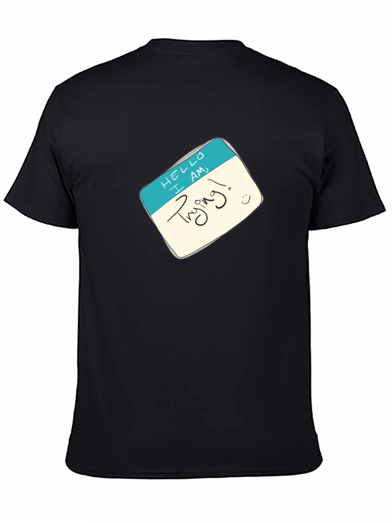 Trying! Graphic Tee - Black Unisex T-Shirt