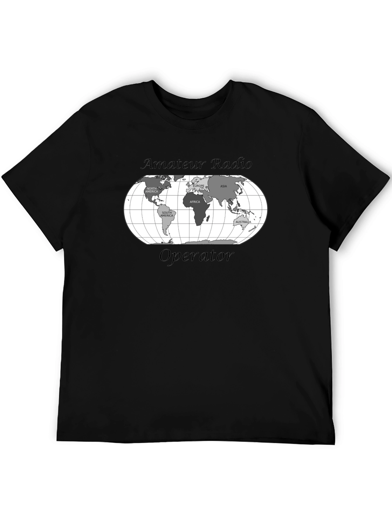 Amateur Radio Operator World Map T-Shirt