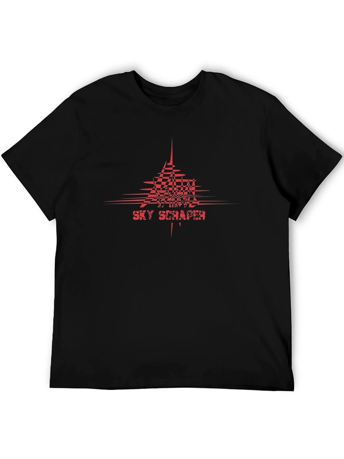 Sky Scraper Graphic Tee - Modern Geometric Design