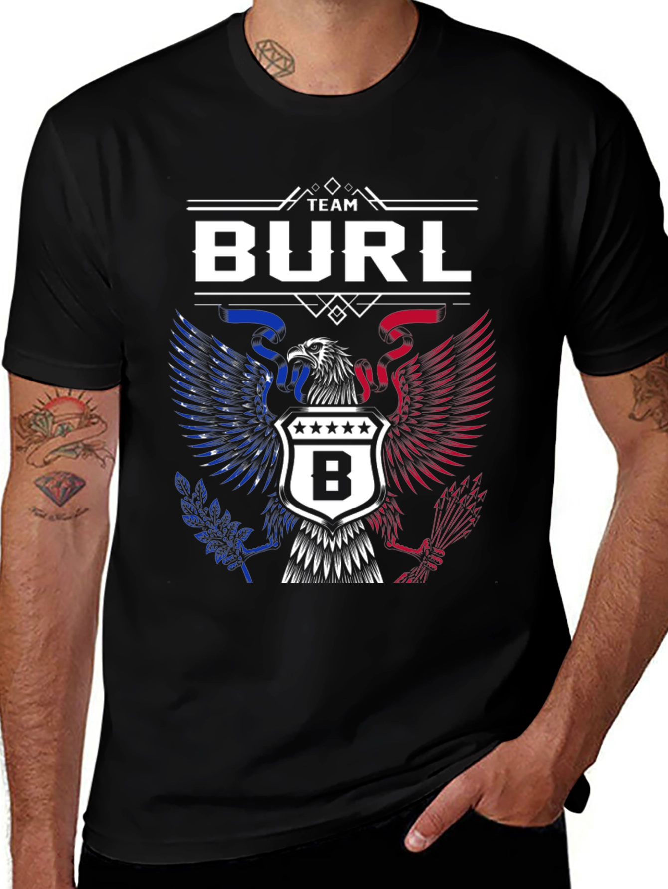 Team Burl Patriotic Eagle T-Shirt