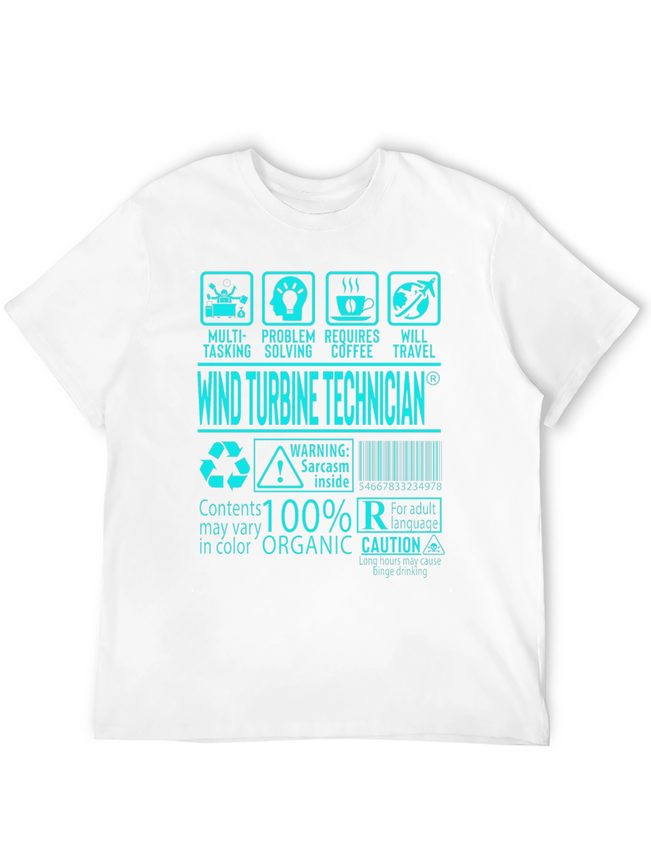 Wind Turbine Technician Graphic Tee