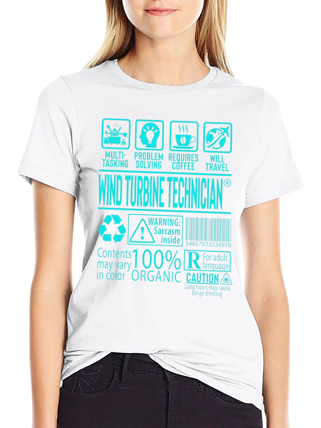 Wind Turbine Technician Graphic Tee