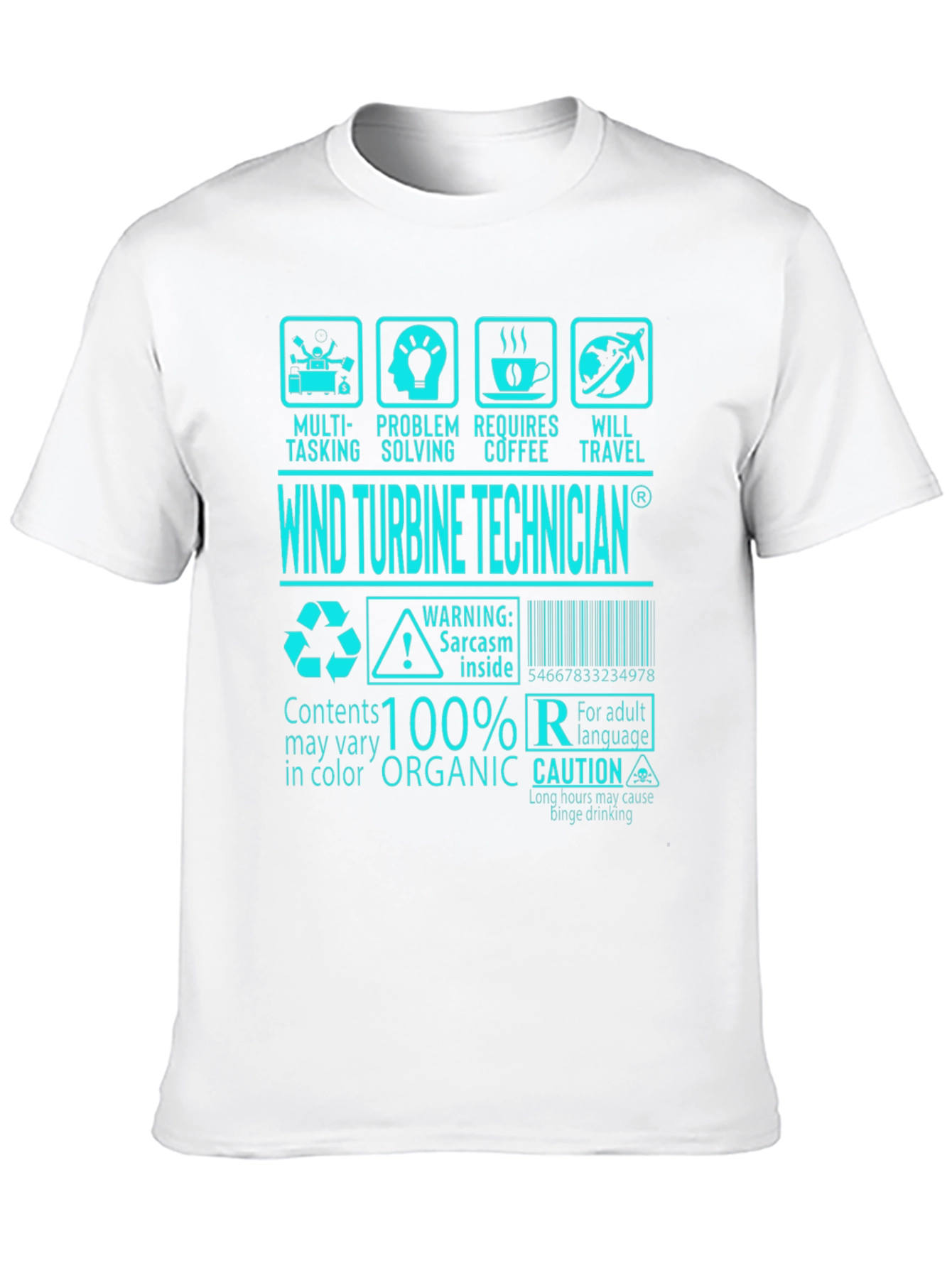 Wind Turbine Technician Graphic Tee