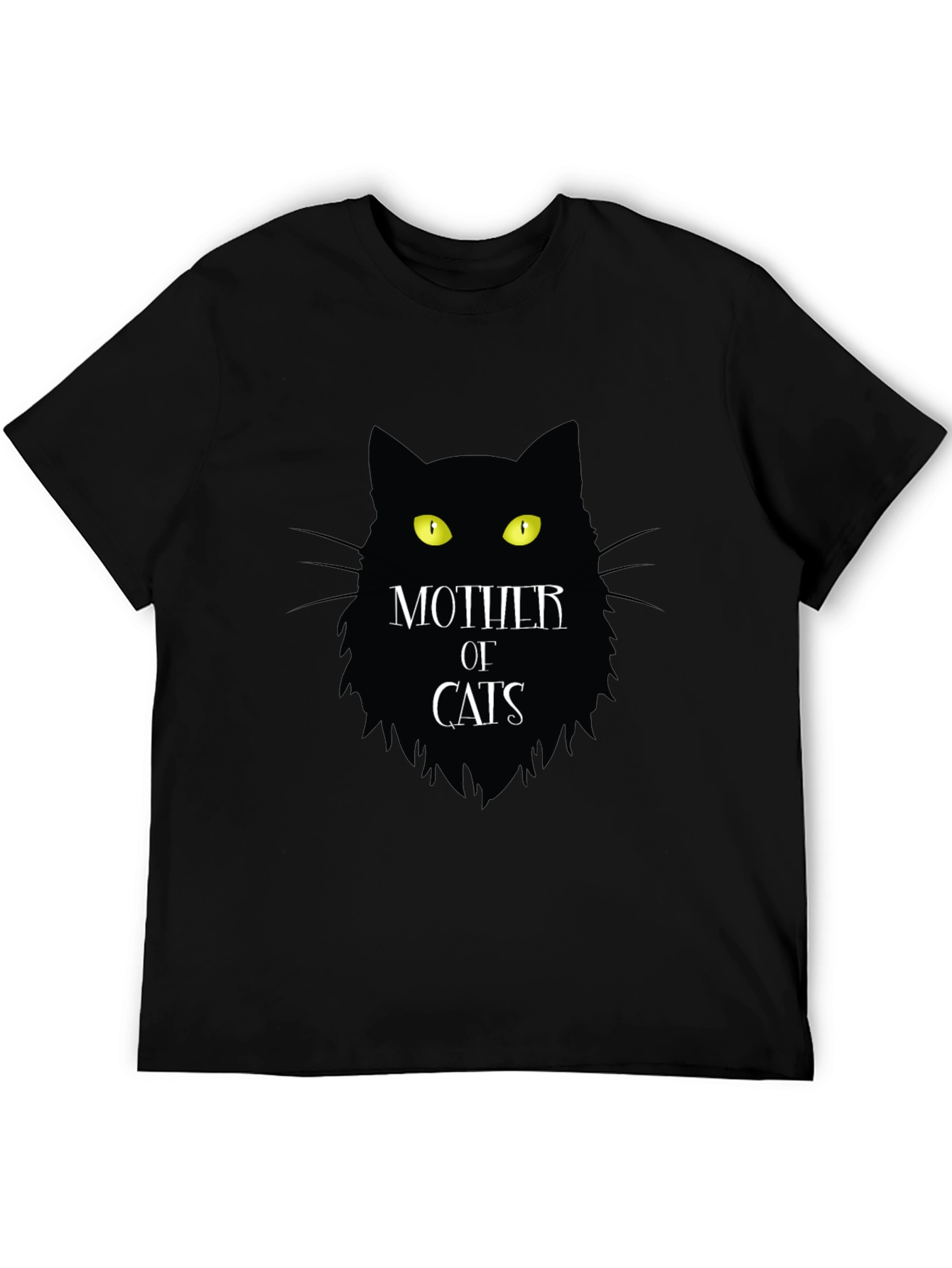 Mother of Cats T-Shirt Black Novelty Tee