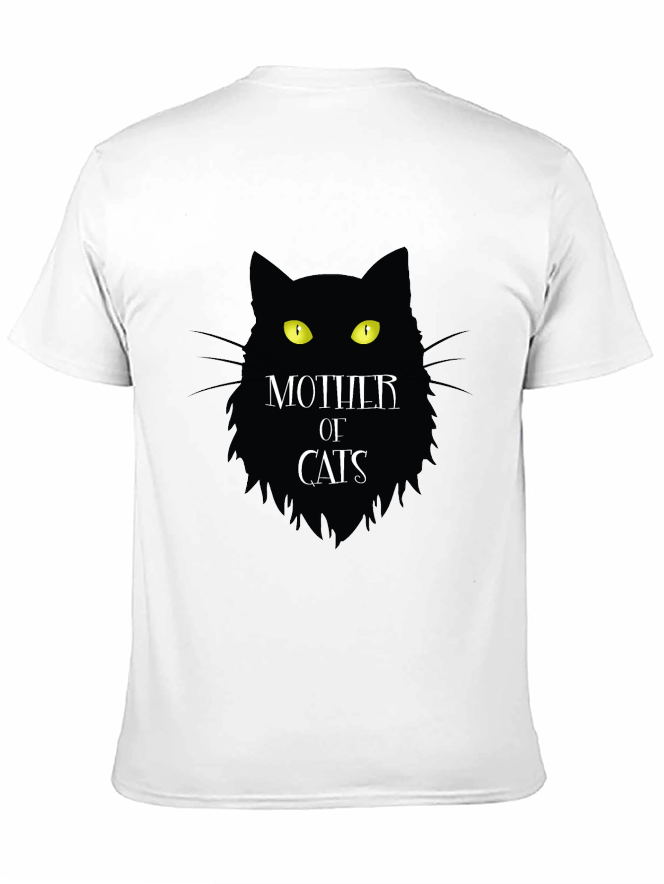 Mother of Cats T-Shirt Black Novelty Tee