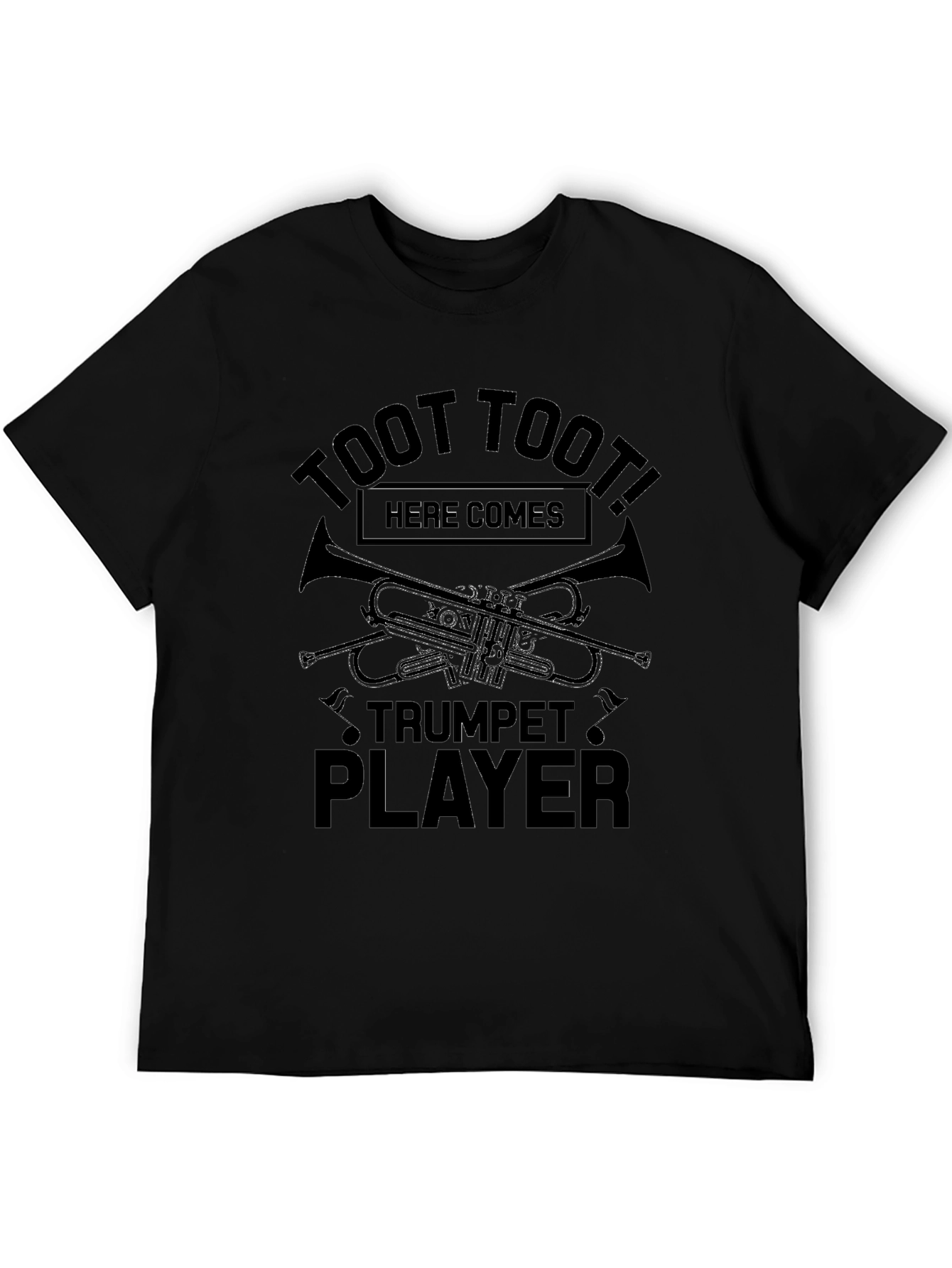 Toot Toot Trumpet Player Graphic T-Shirt - Musician Tee