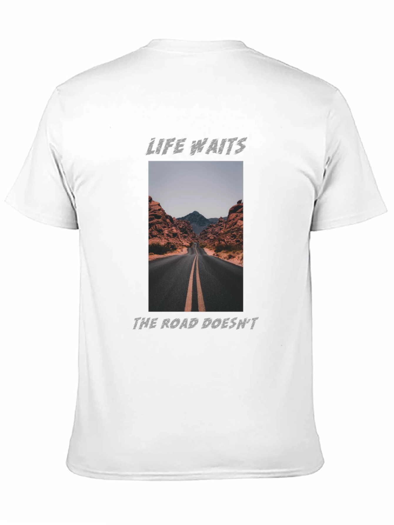 Life Waits Graphic Tee - Road Trip Ready!
