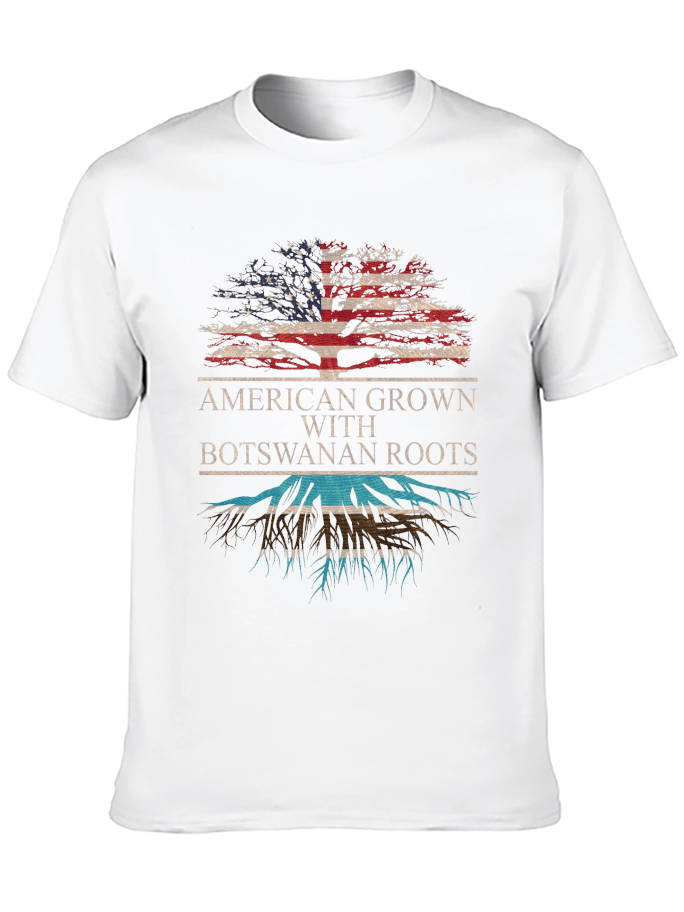 American Grown with Botswana Roots T-Shirt