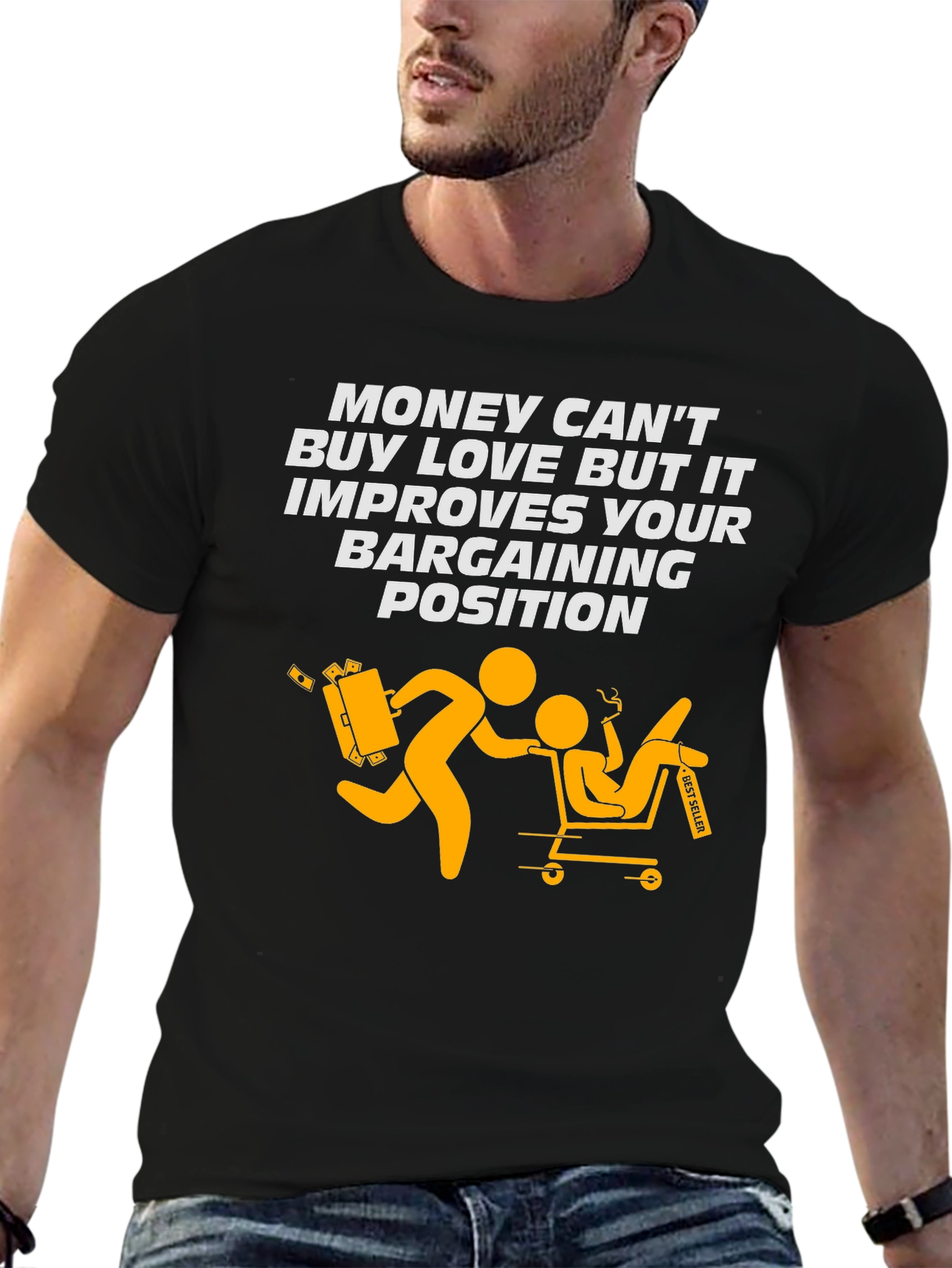 Funny Money Bargaining Position Graphic Tee