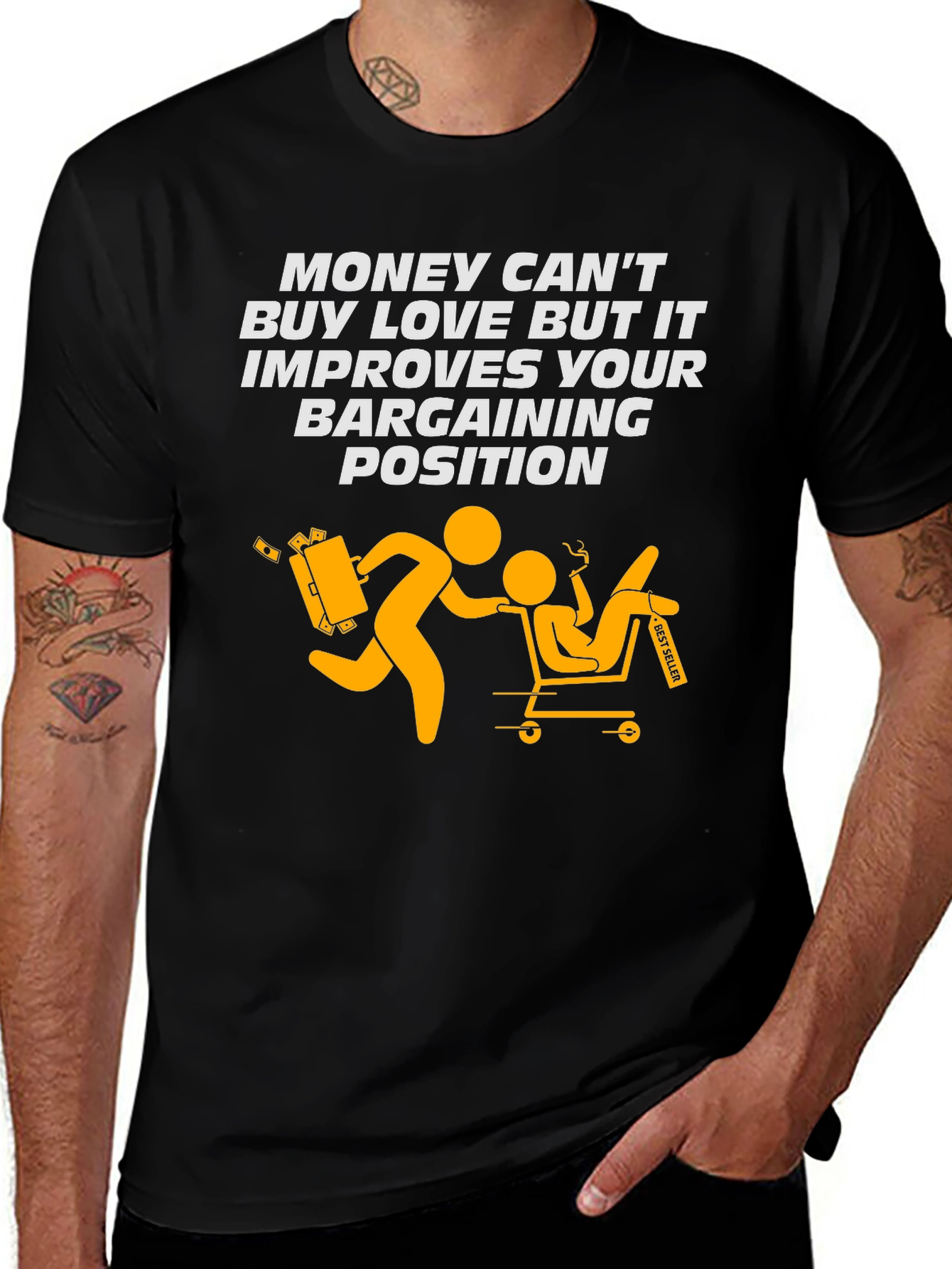 Funny Money Bargaining Position Graphic Tee