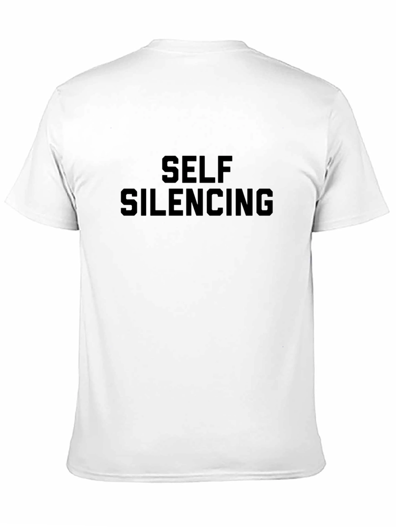 Self Silencing Graphic Black T-Shirt