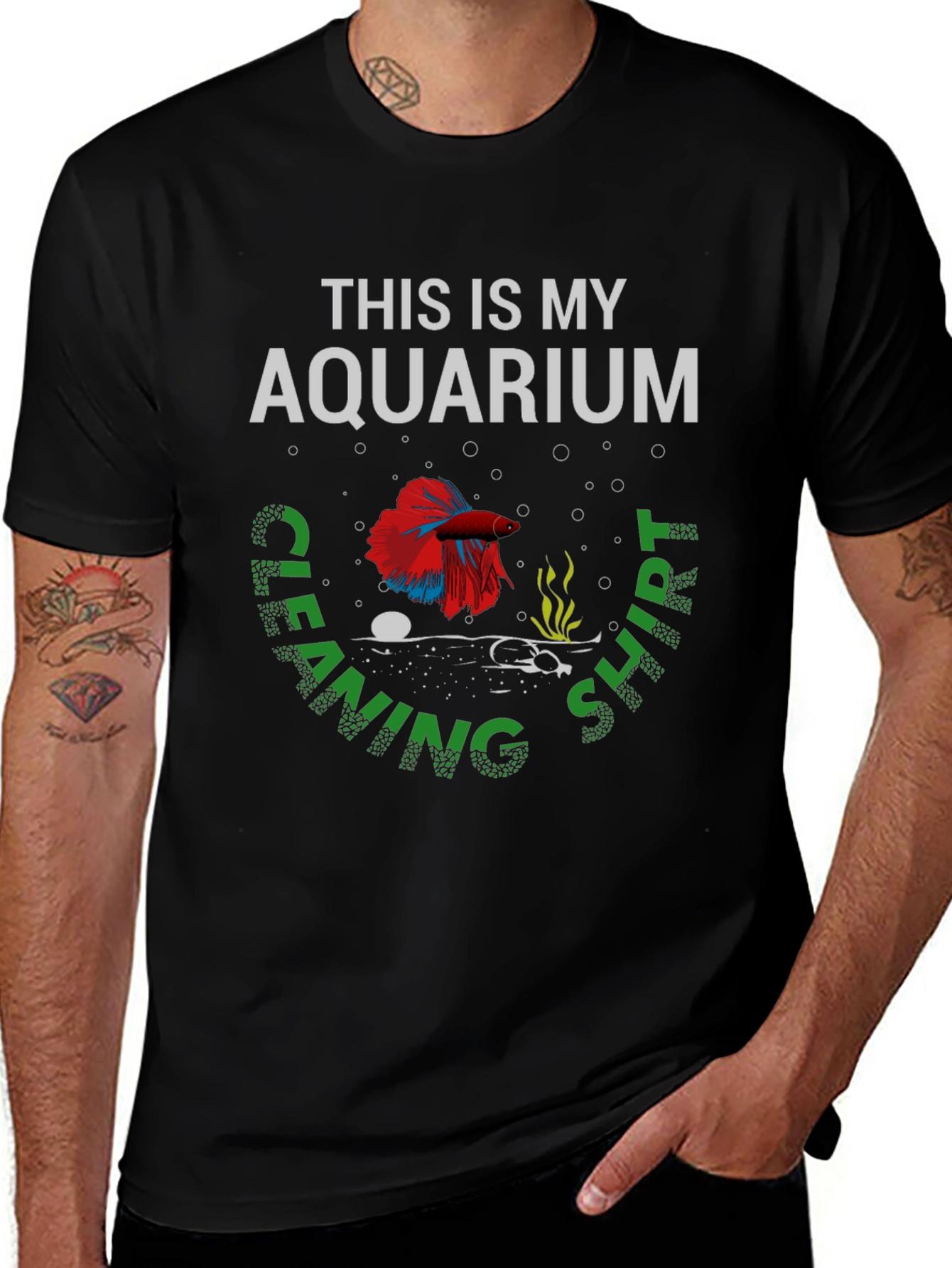 Aquarium Cleaning Shirt - Fish Keeper T-Shirt