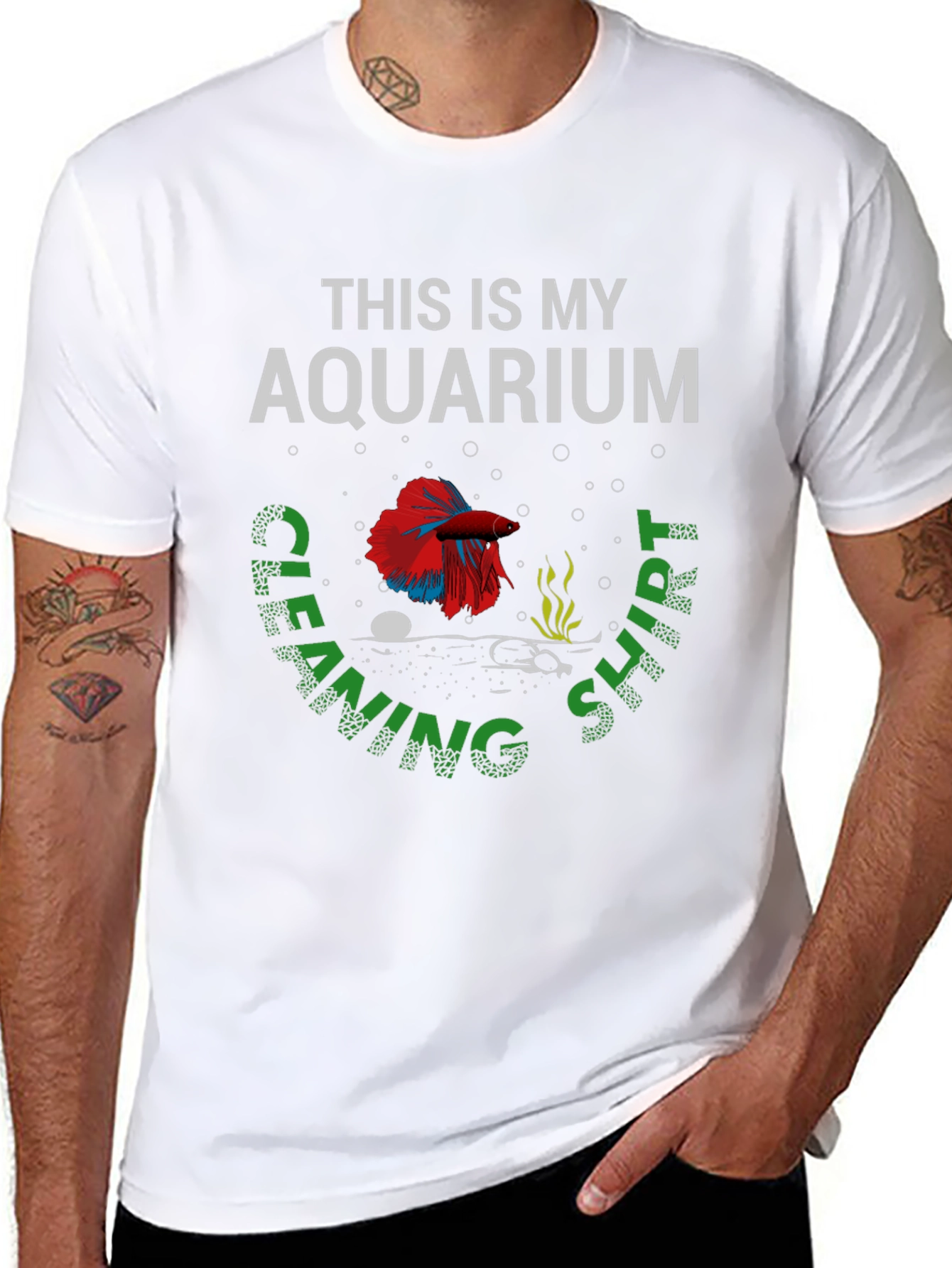 Aquarium Cleaning Shirt - Fish Keeper T-Shirt