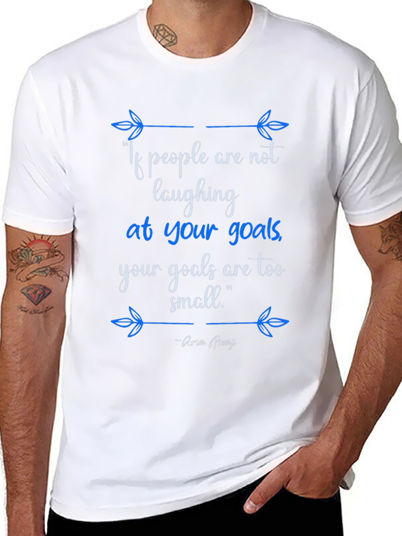 Inspirational Goals Graphic T-Shirt