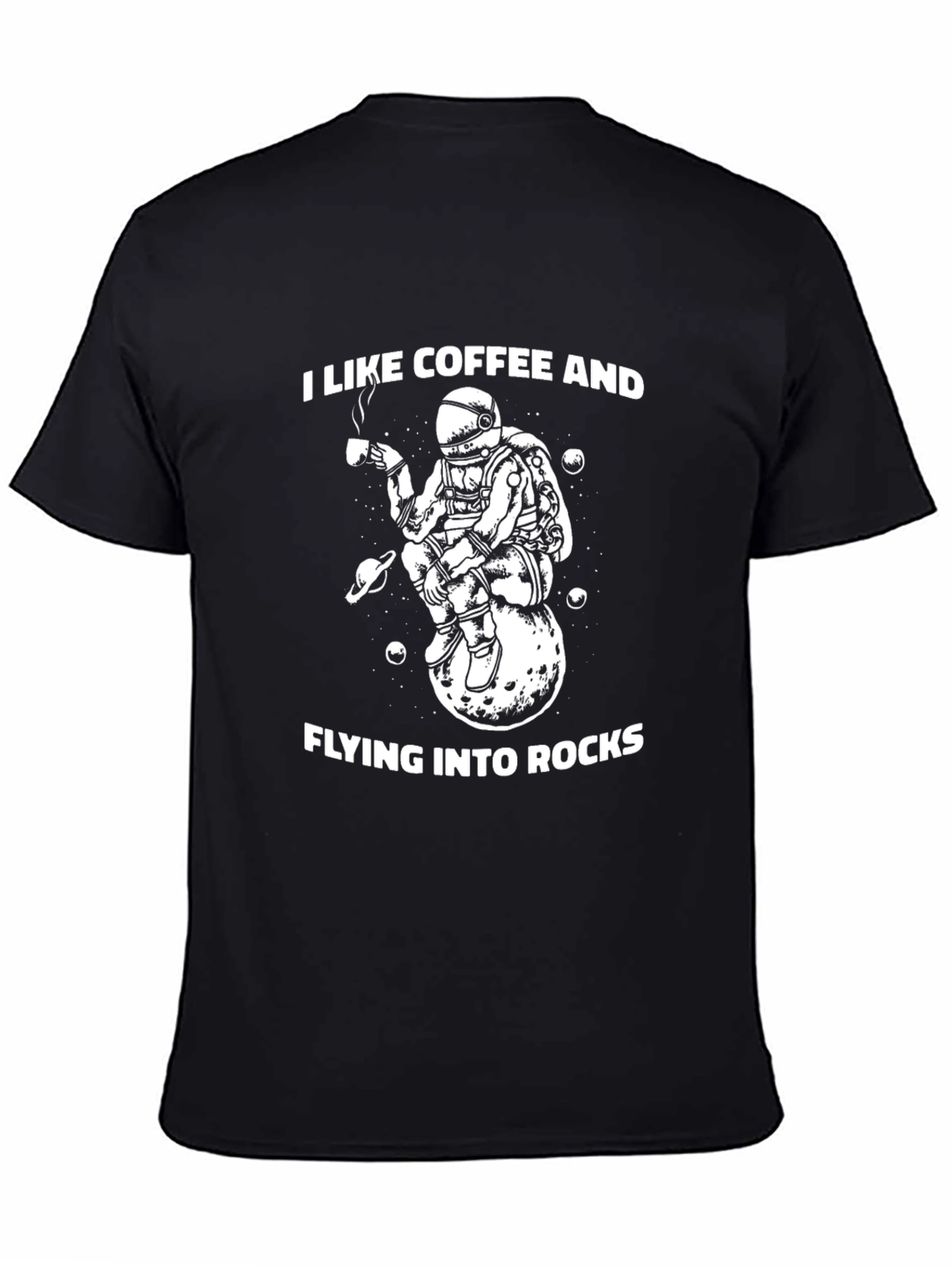 Coffee Loving Astronaut Graphic Tee