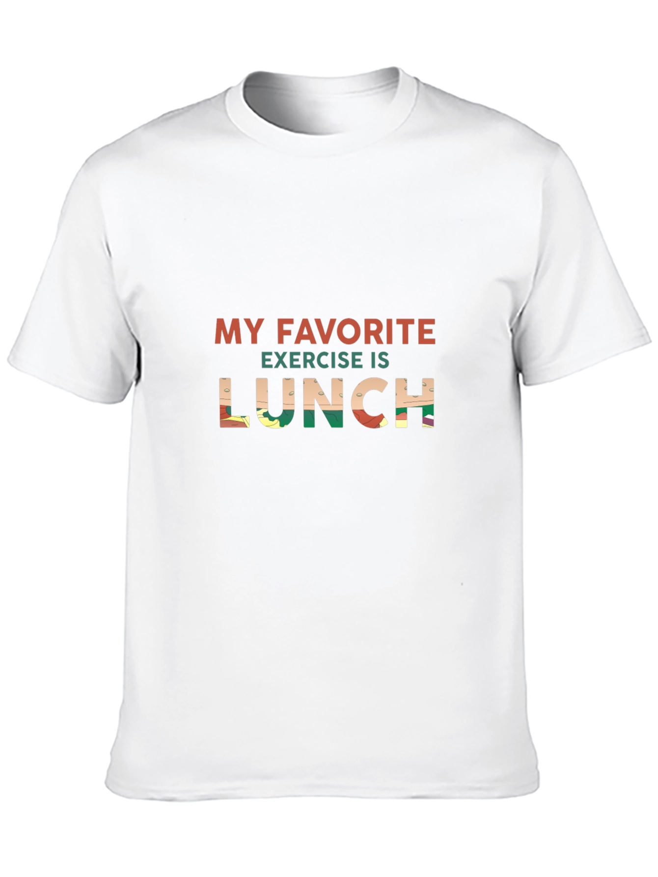Funny Lunch Exercise T-Shirt
