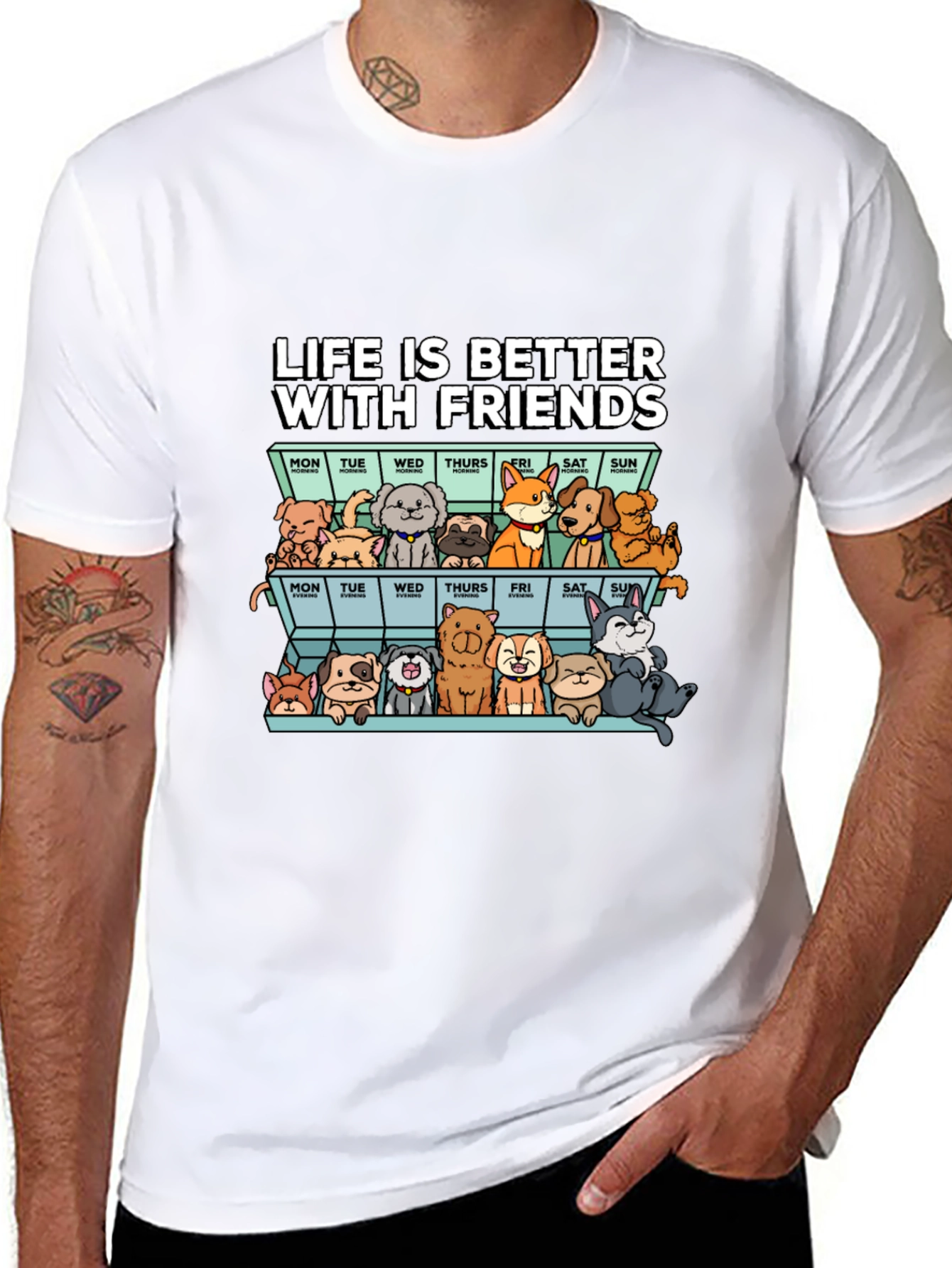Life Is Better With Friends T-Shirt