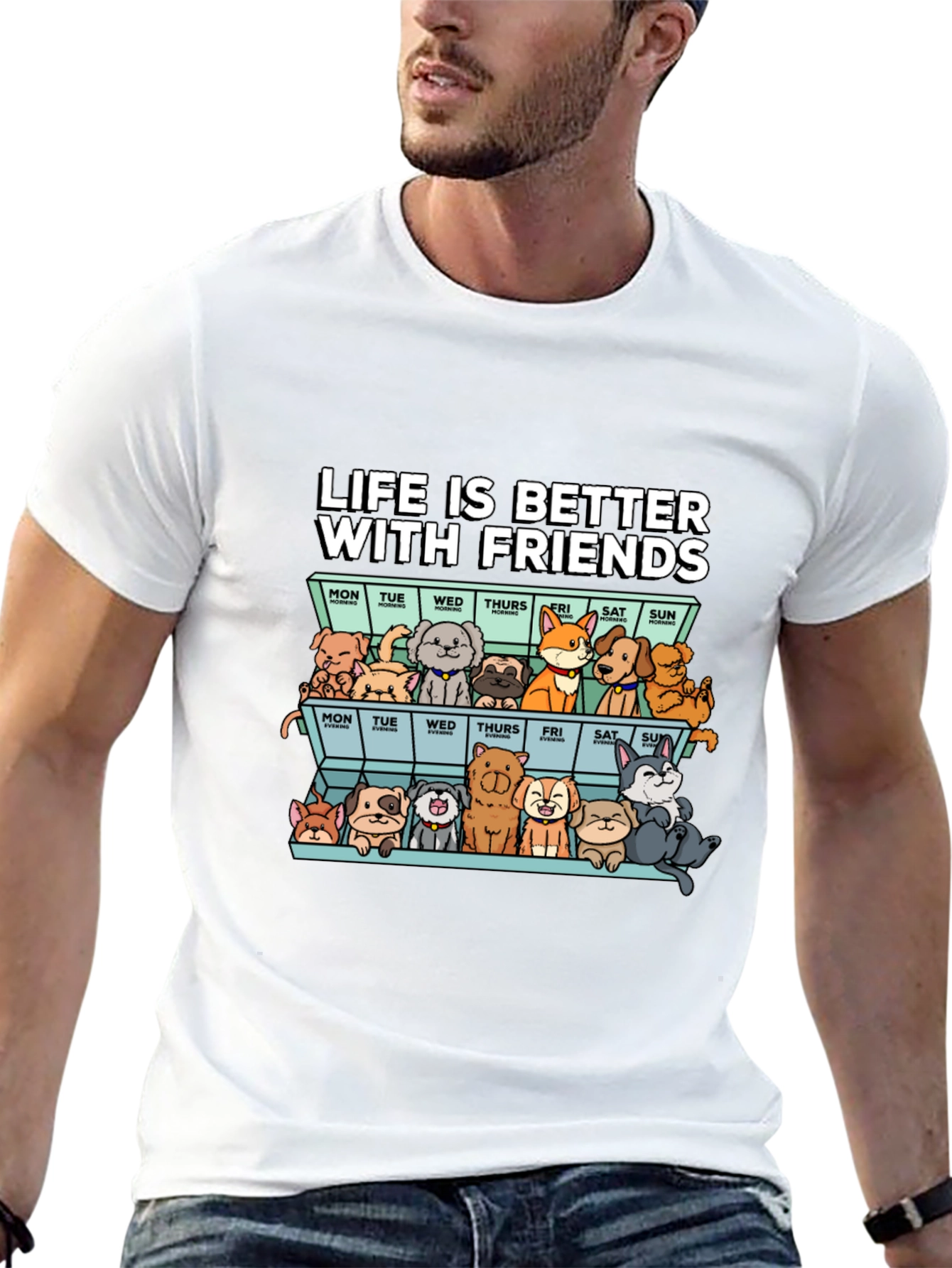 Life Is Better With Friends T-Shirt