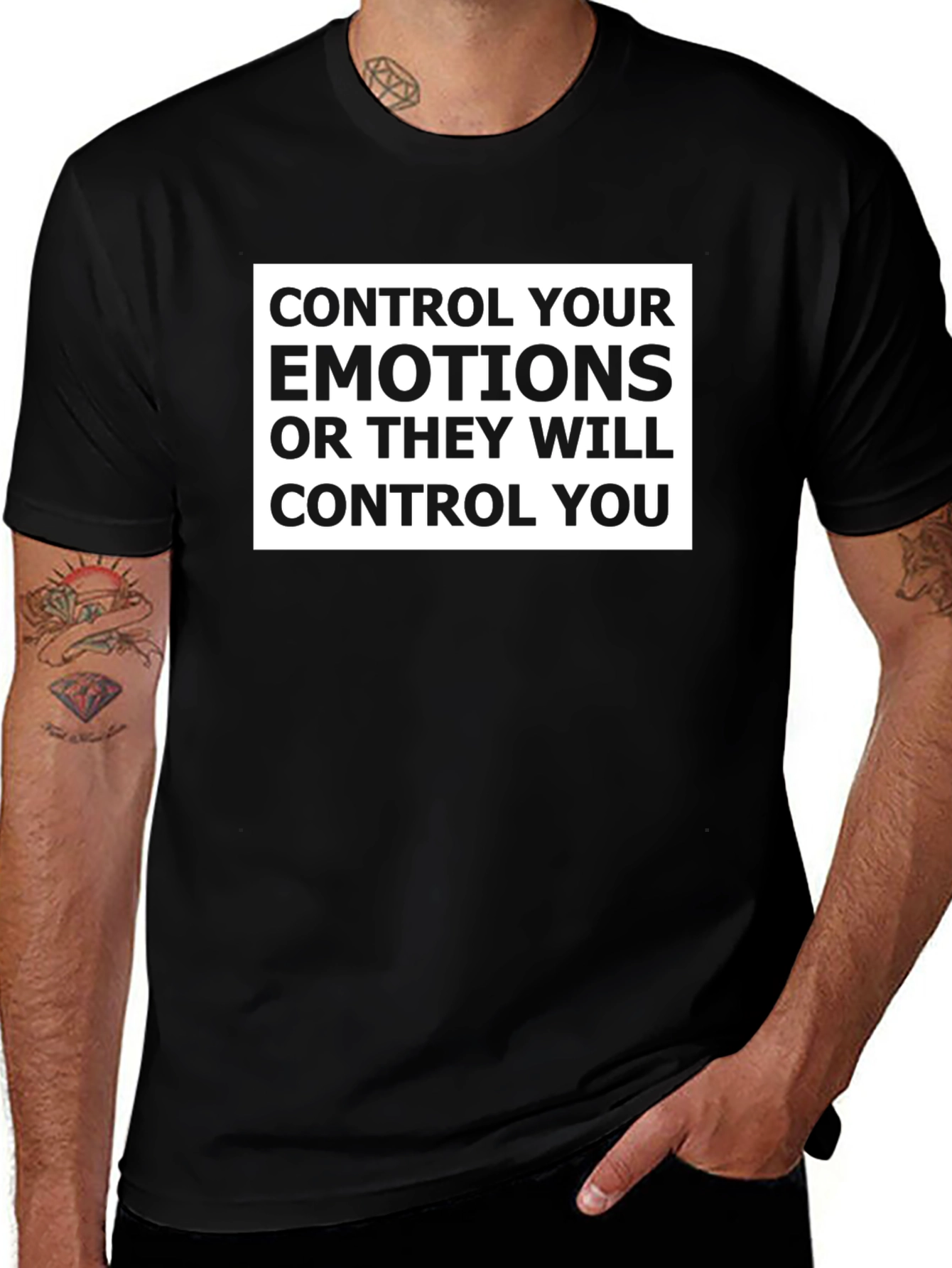 Emotional Control T-Shirt - Black
